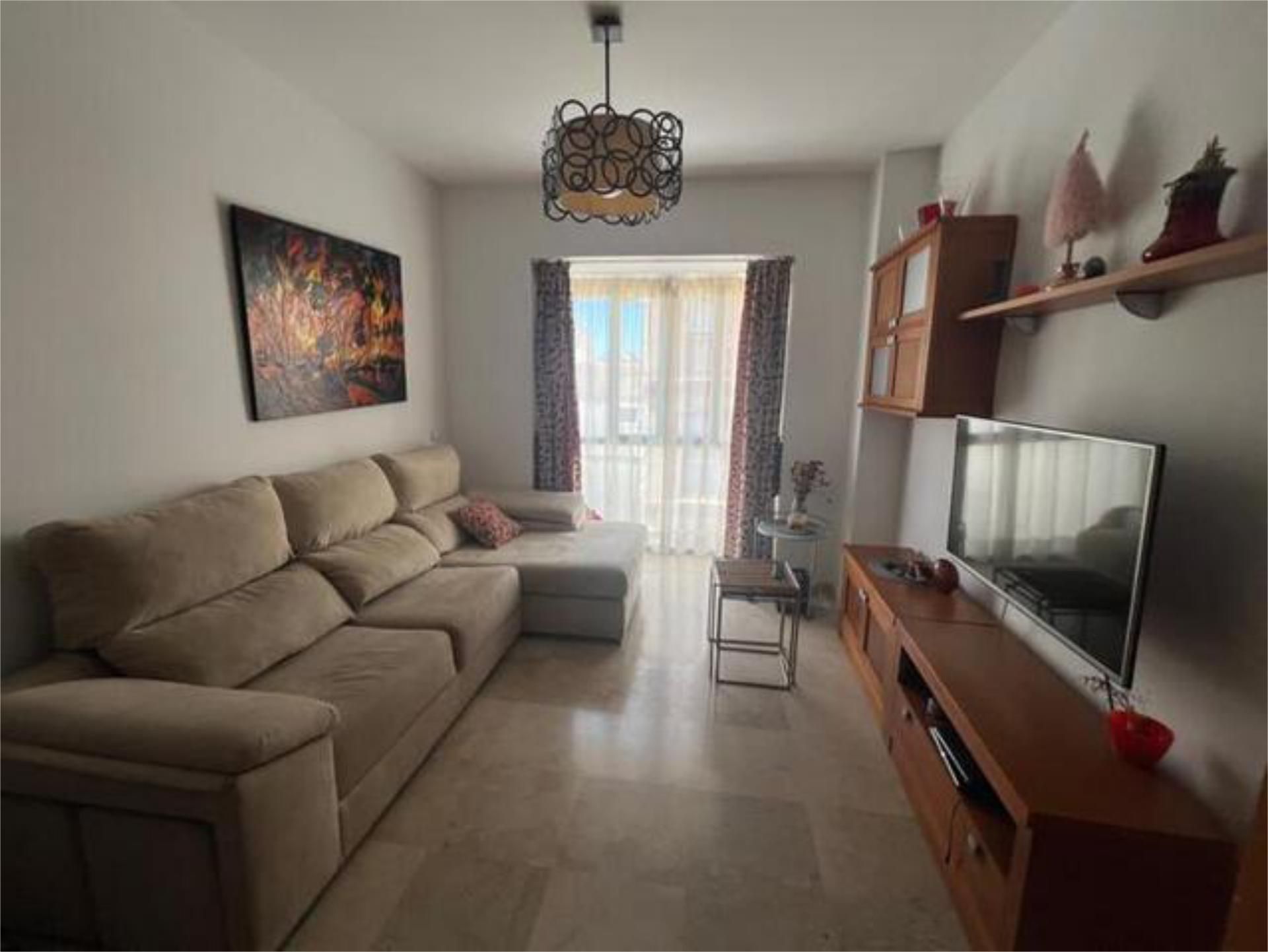 Living room of Flat to rent in Málaga Capital  with Heating, Terrace and Furnished