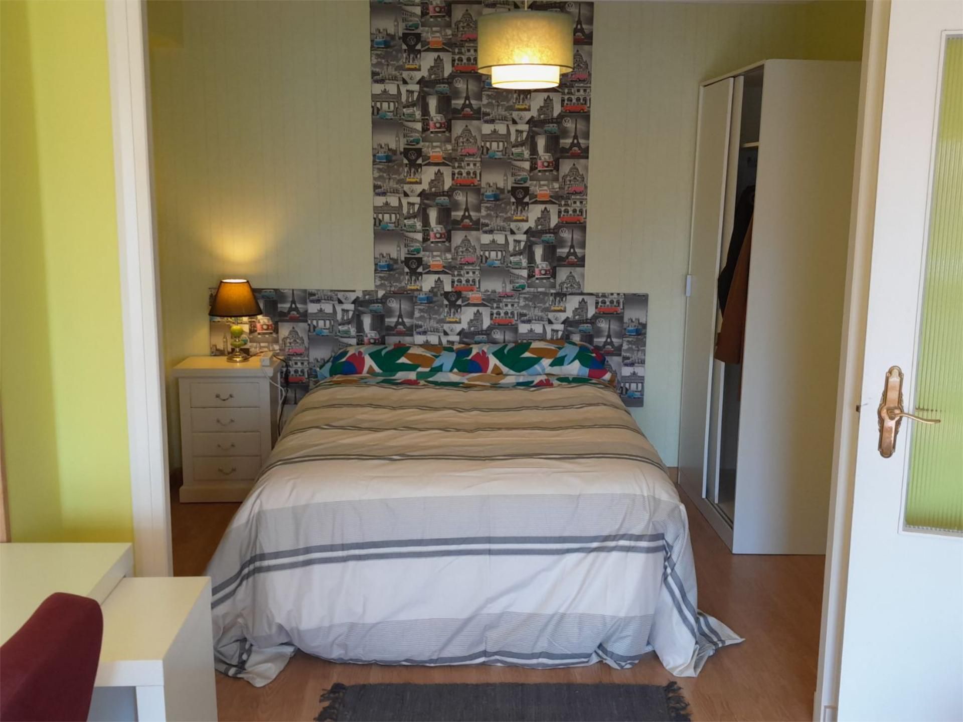 Bedroom of Flat to share in Ferrol  with Furnished and Balcony