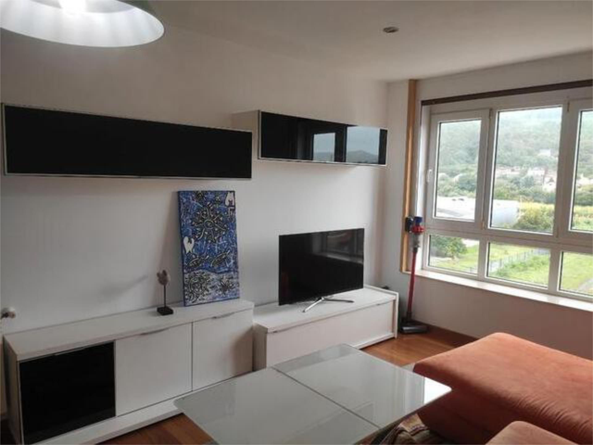 Living room of Flat to rent in Padrón  with Heating, Storage room and Furnished