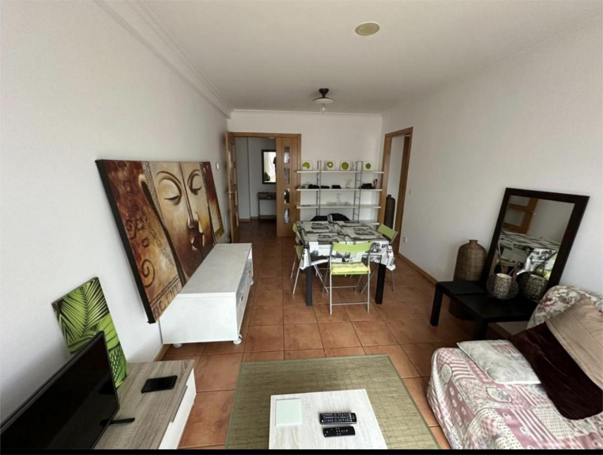 Sala d'estar de Pis en venda en Vilagarcía de Arousa amb Calefacció, Parquet i Terrassa