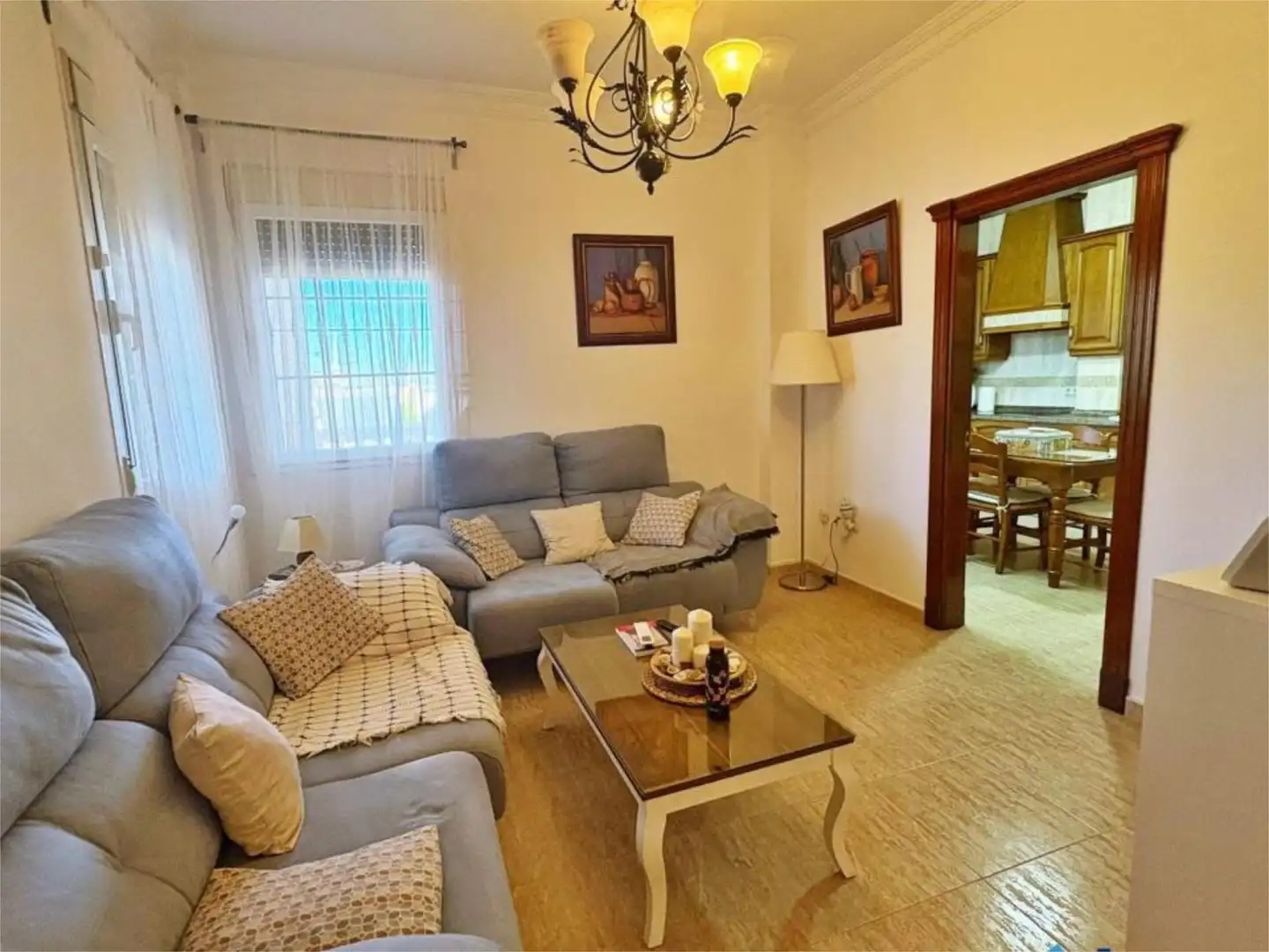 Houses for sale in Desconocido, 58, La Roda de Andalucía Living room of Houses for sale in La Roda de Andalucía with Air Conditioner, Heating and Private garden