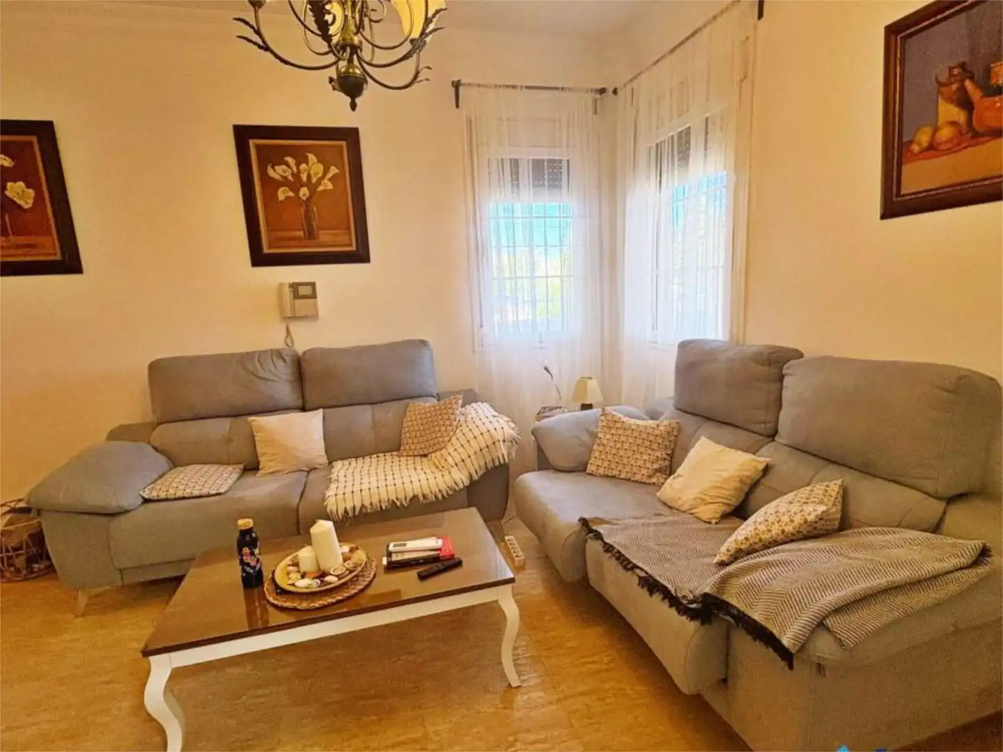 Houses for sale in Desconocido, 58, La Roda de Andalucía Living room of Houses for sale in La Roda de Andalucía with Air Conditioner, Heating and Private garden