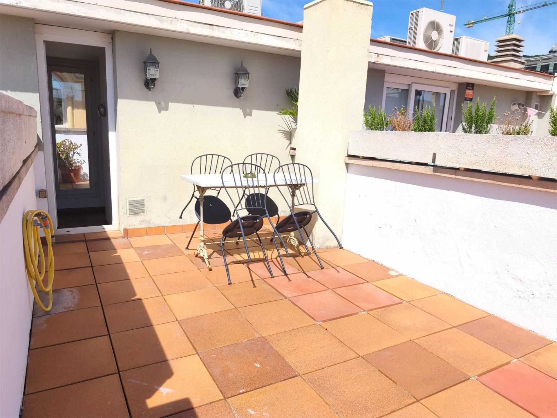 Terrace of Flat to rent in  Barcelona Capital  with Air Conditioner, Heating and Parquet flooring