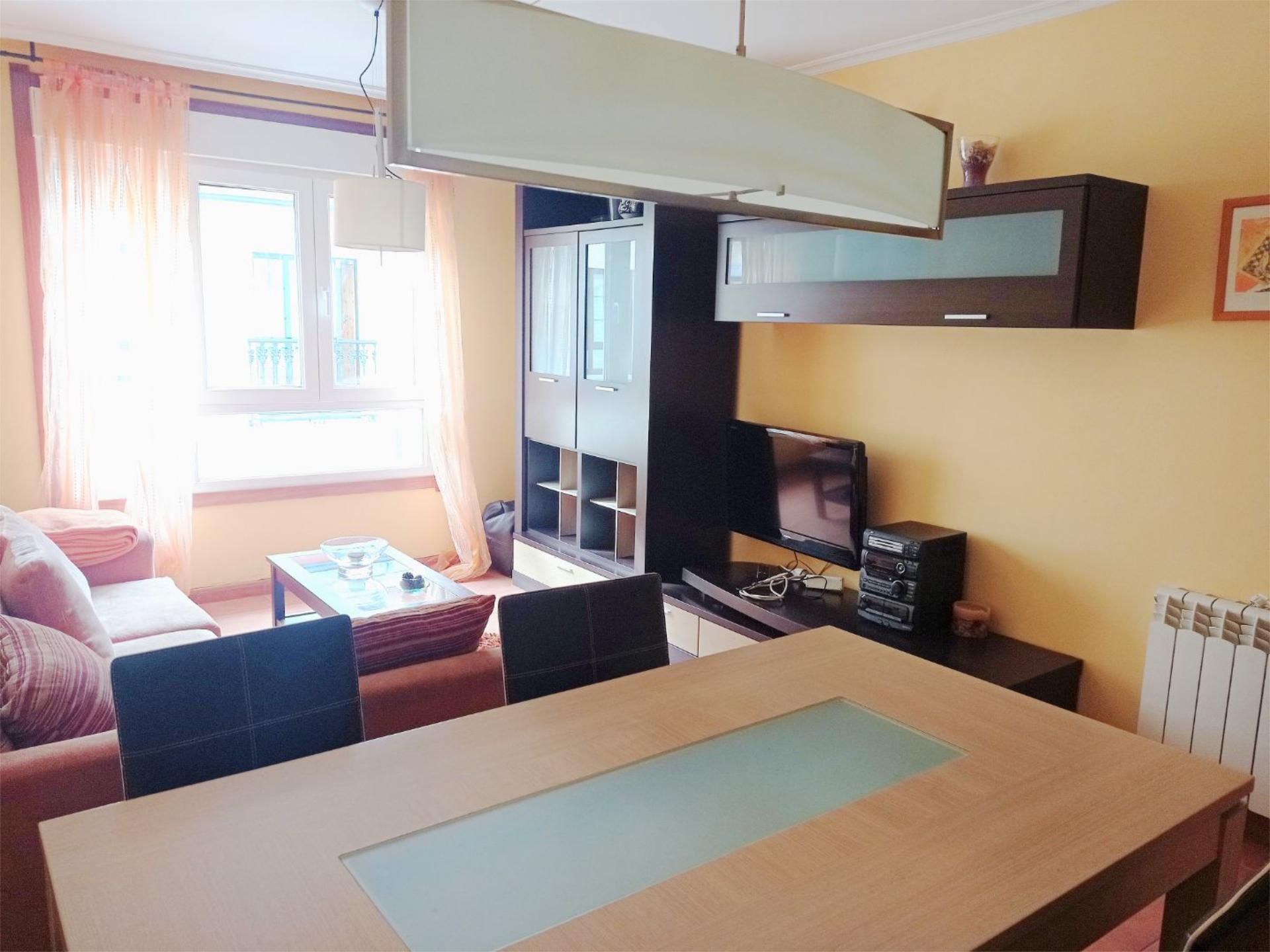 Living room of Flat to rent in Ares  with Heating, Parquet flooring and Furnished