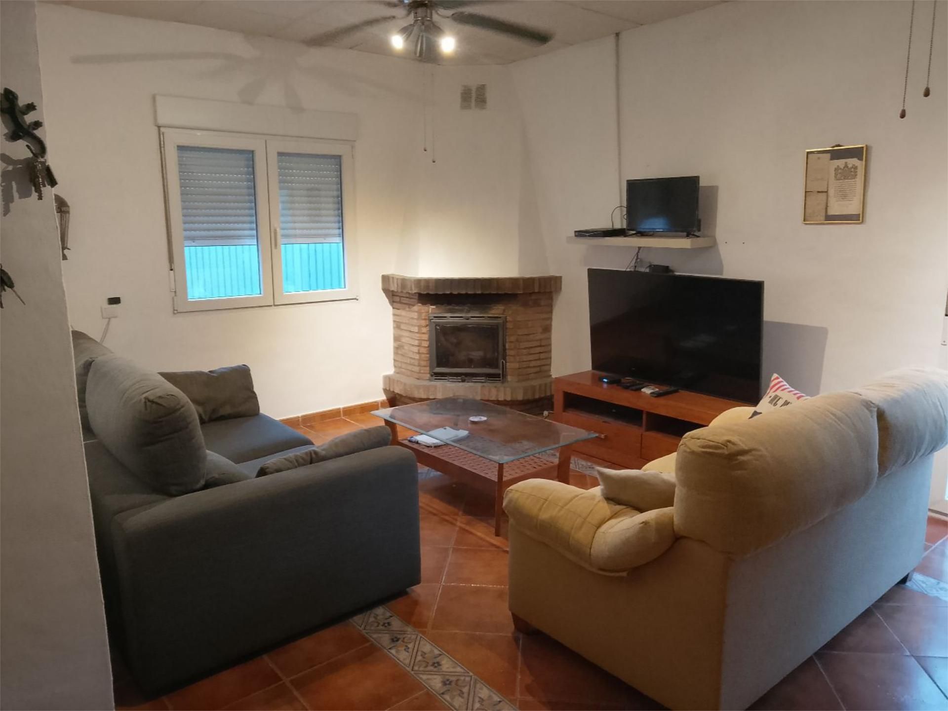 Living room of Country house to rent in Cómpeta  with Terrace, Swimming Pool and Furnished