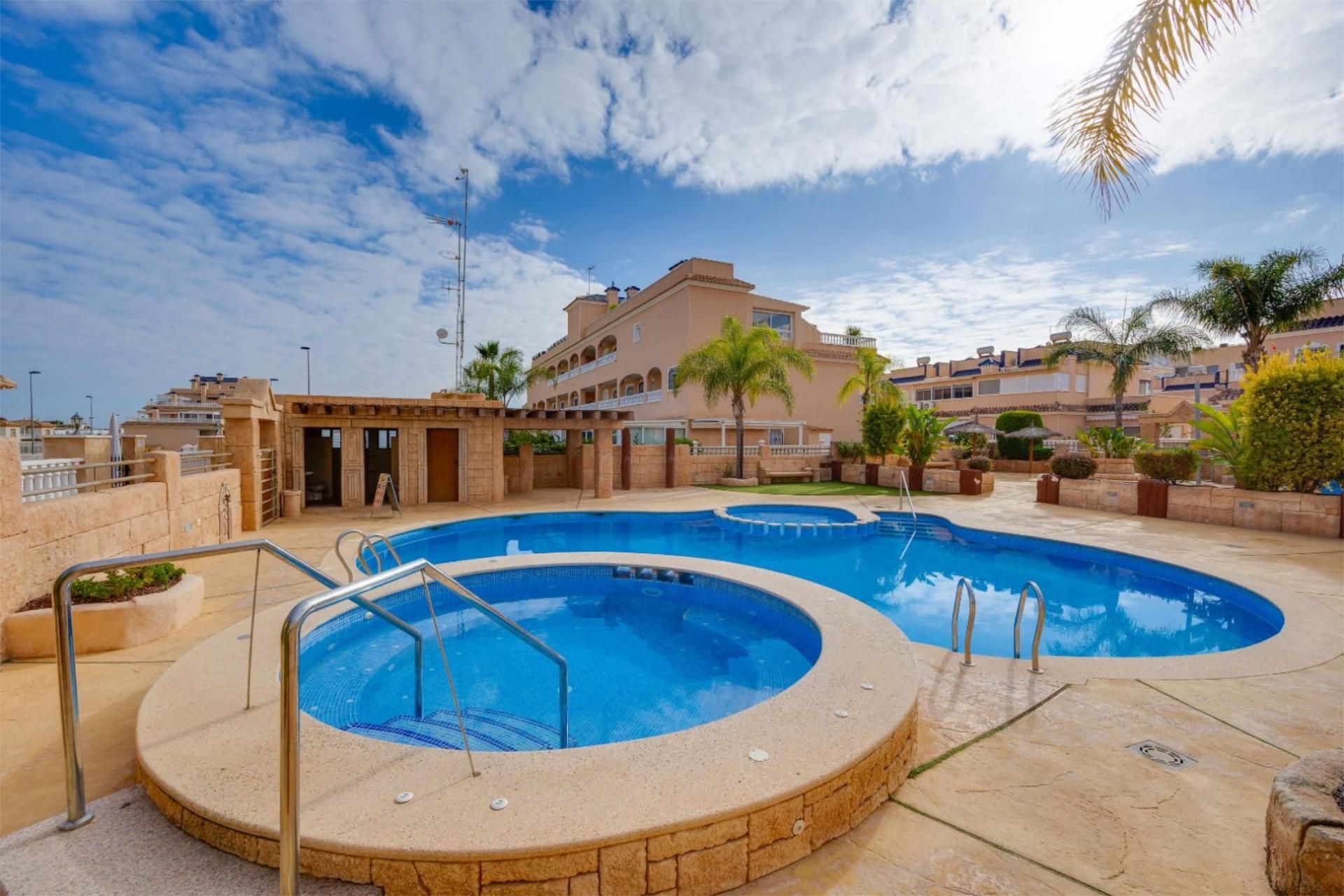 Swimming pool of Flat for sale in Orihuela  with Air Conditioner, Private garden and Terrace