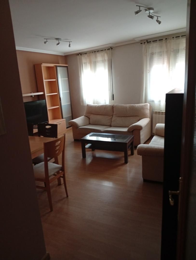 Living room of Flat for sale in Torrecaballeros  with Heating, Terrace and Storage room