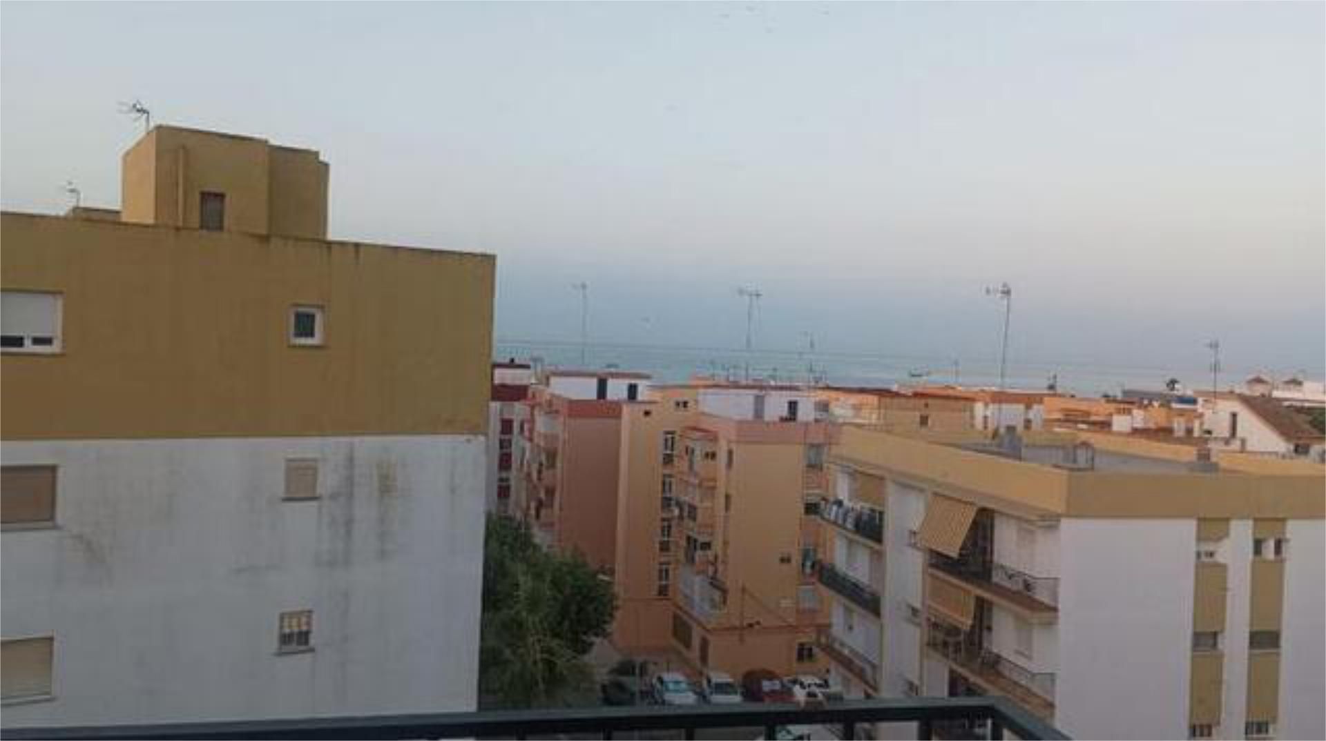 Exterior view of Flat for sale in La Antilla  with Private garden, Terrace and Swimming Pool