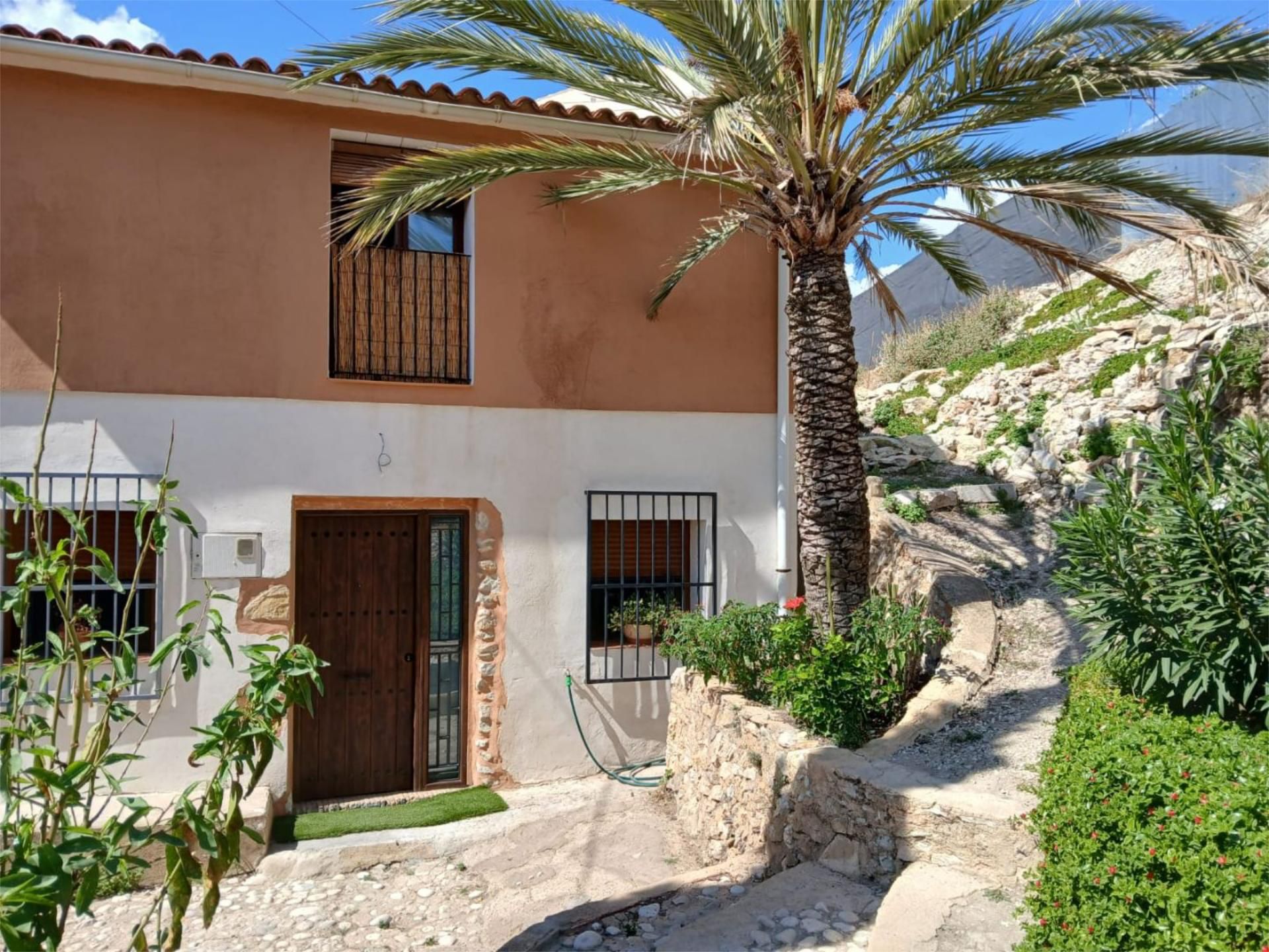 Exterior view of Flat for sale in Callosa d'en Sarrià  with Heating, Private garden and Furnished