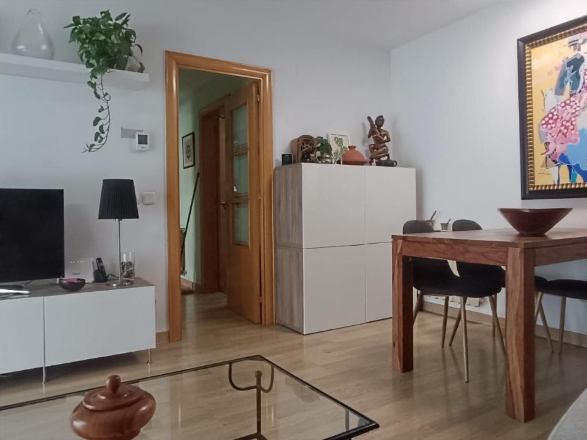 Sala d'estar de Pis en venda en Sant Joan Despí amb Aire condicionat, Terrassa i Balcó