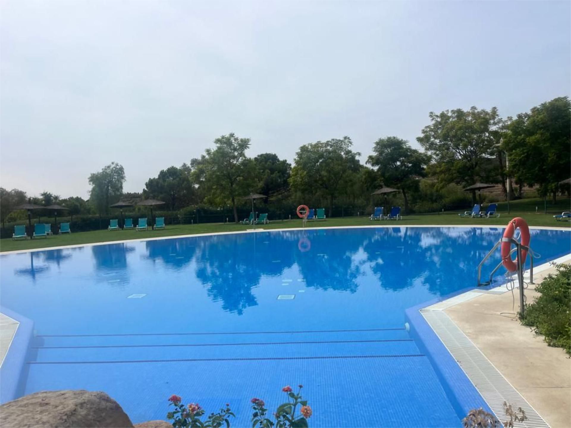 Piscina de Pis de lloguer en Benahavís amb Aire condicionat, Calefacció i Jardí privat