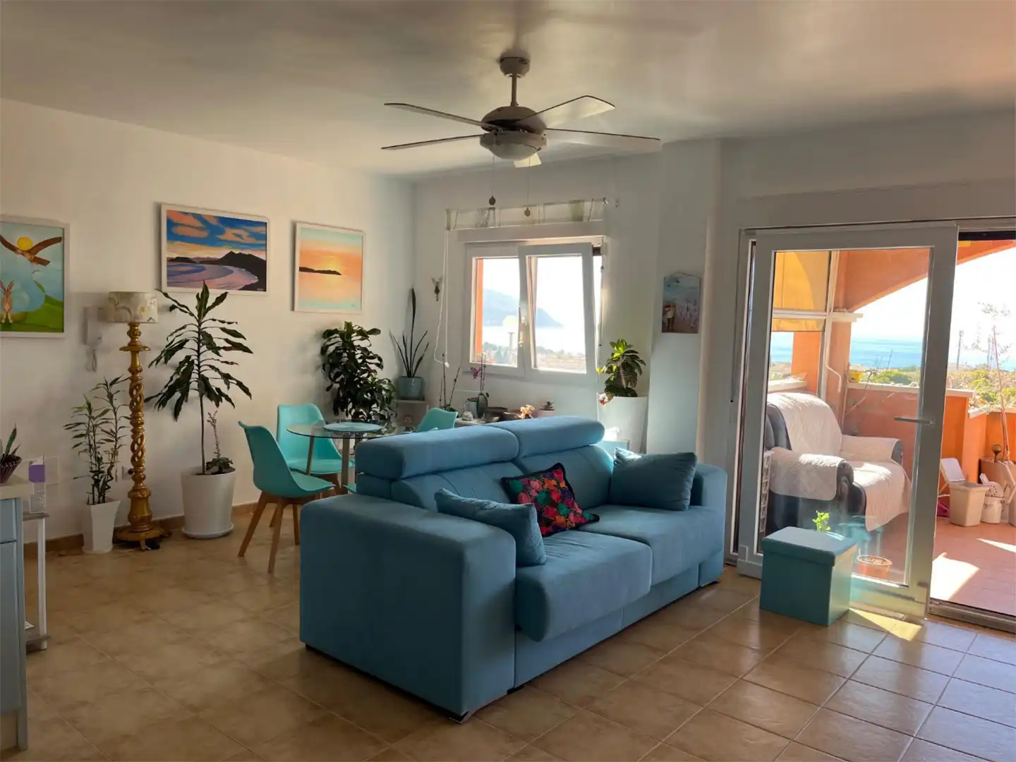Flat for sale in Calle Isla de la Bahía, 30, Los Puertos Living room of Flat for sale in Cartagena with Private garden, Terrace and Storage room