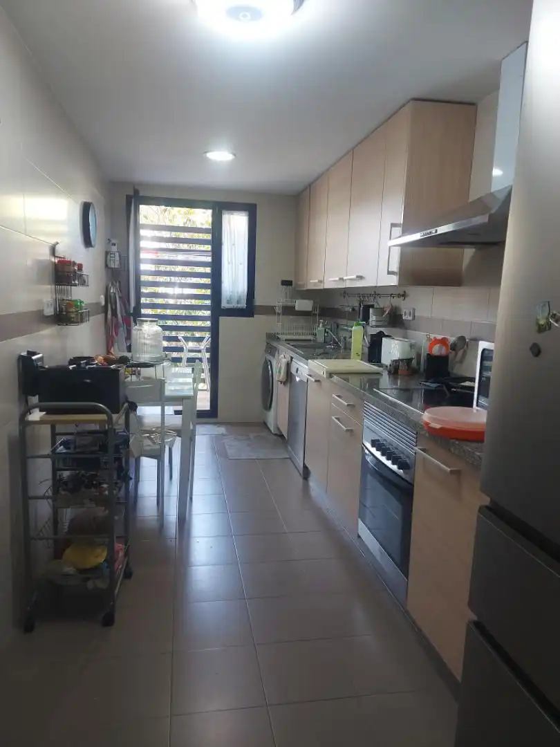 Room in Plaza Jacques Cousteau, 1, Residencial Jardín Botánico Kitchen of Flat for share in Málaga with Air Conditioner, Parquet flooring and Furnished