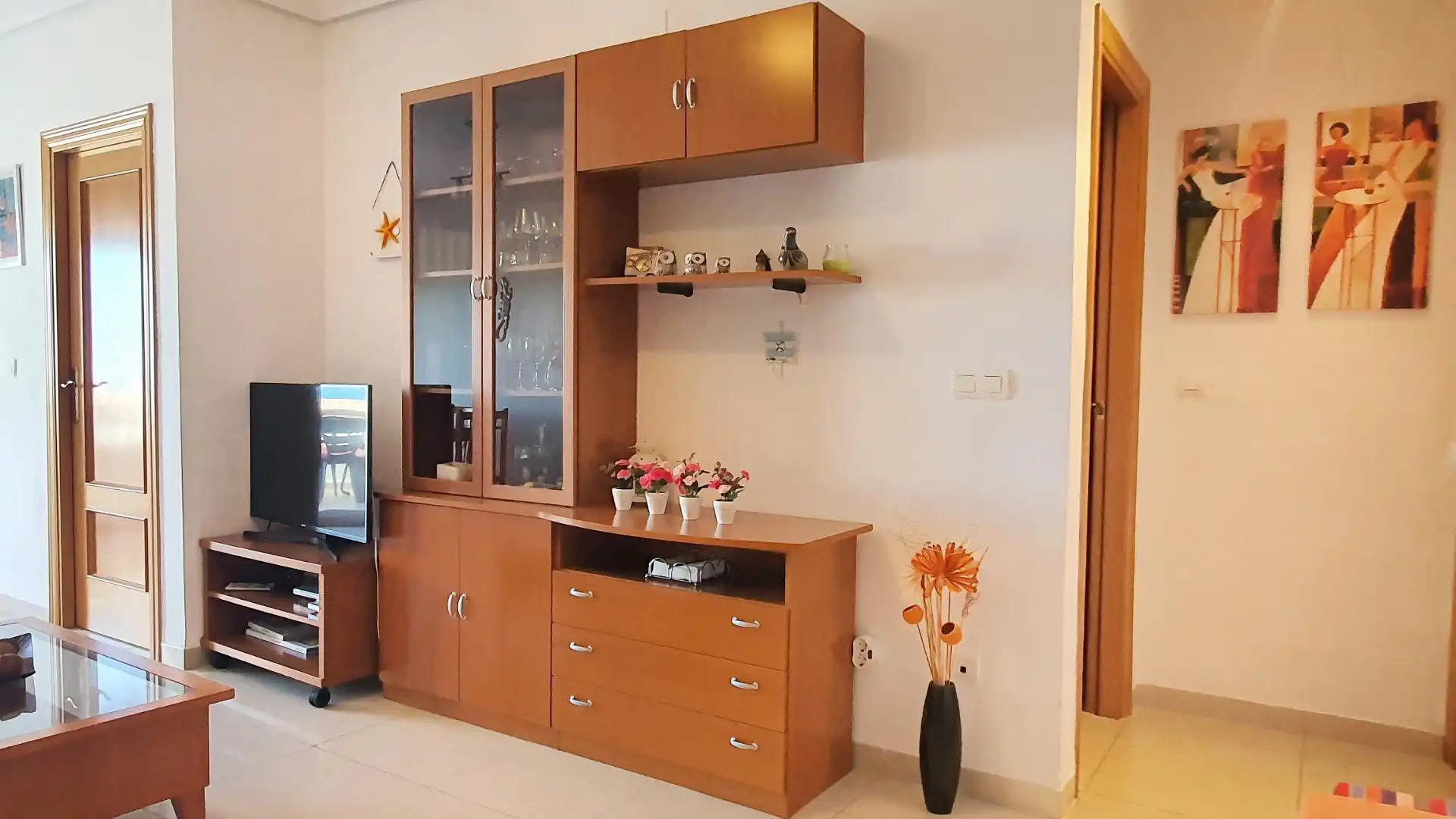 Flat for sale in Calle el Barco, 1, Vista Mar Living room of Flat for sale in Oropesa del Mar / Orpesa with Air Conditioner, Private garden and Terrace