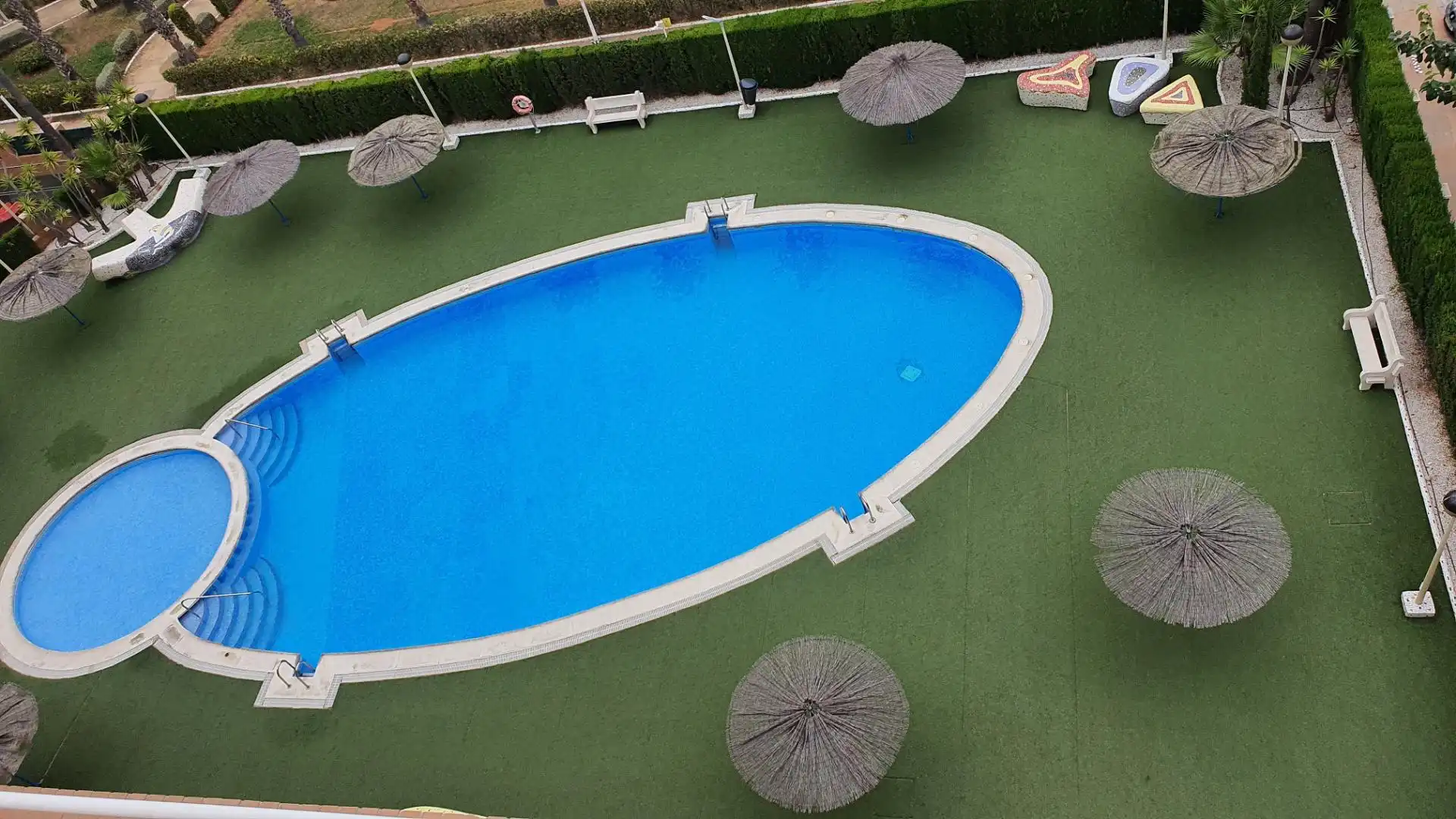 Flat for sale in Calle el Barco, 1, Vista Mar Swimming pool of Flat for sale in Oropesa del Mar / Orpesa with Air Conditioner, Private garden and Terrace