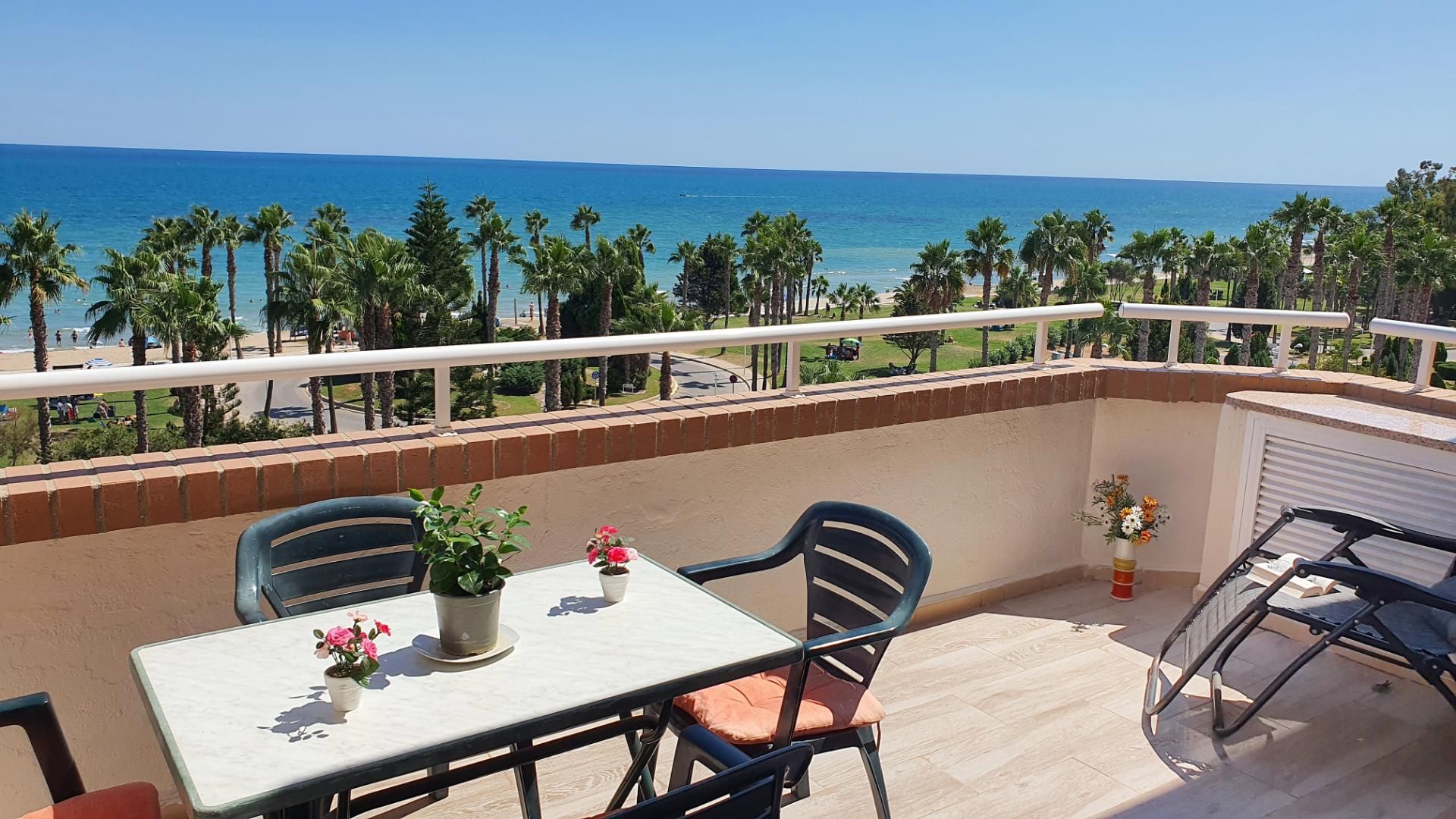 Terrace of Flat for sale in Oropesa del Mar / Orpesa  with Air Conditioner, Private garden and Terrace