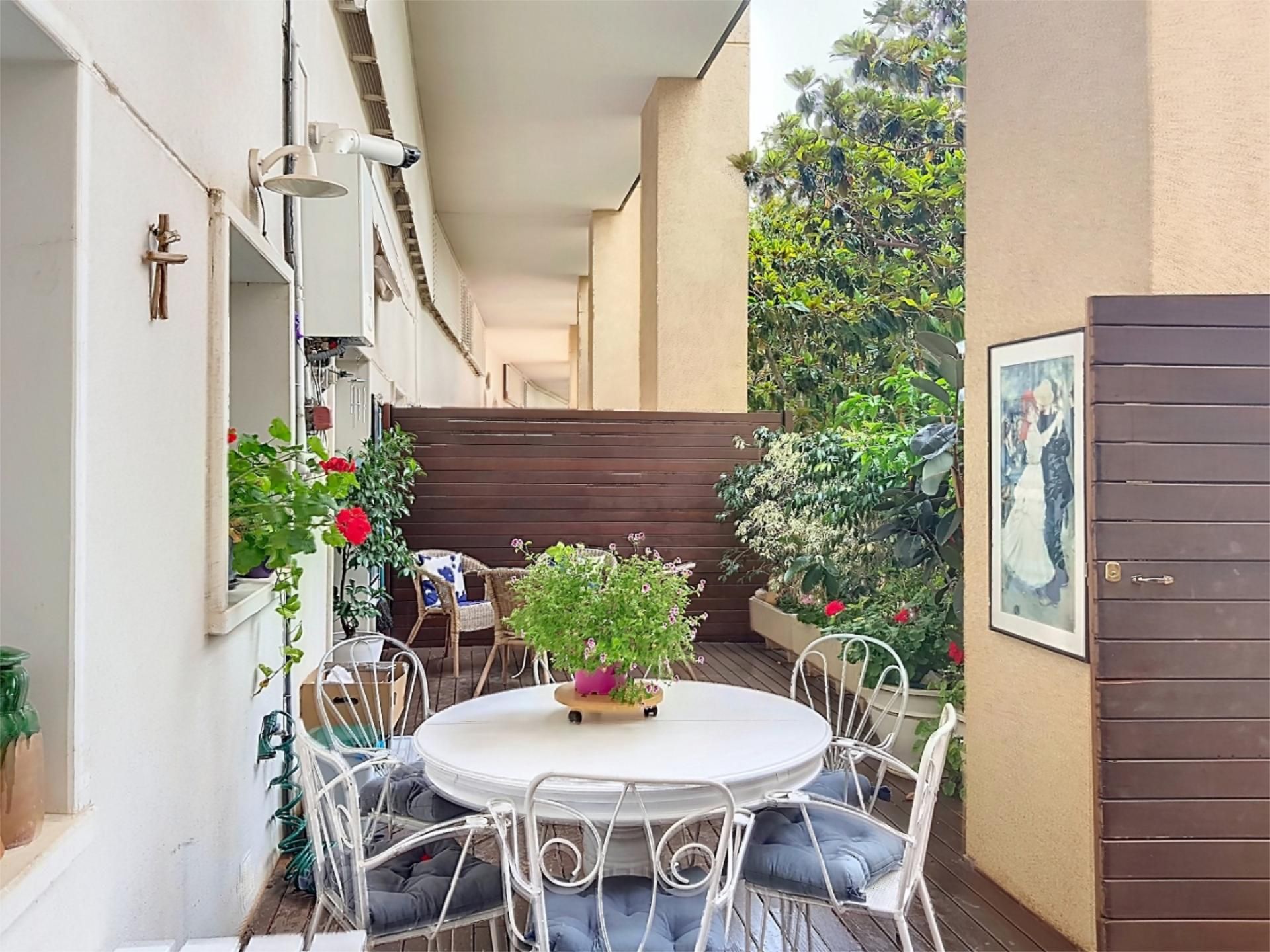 Terrace of Planta baja to rent in Sitges  with Air Conditioner, Heating and Parquet flooring