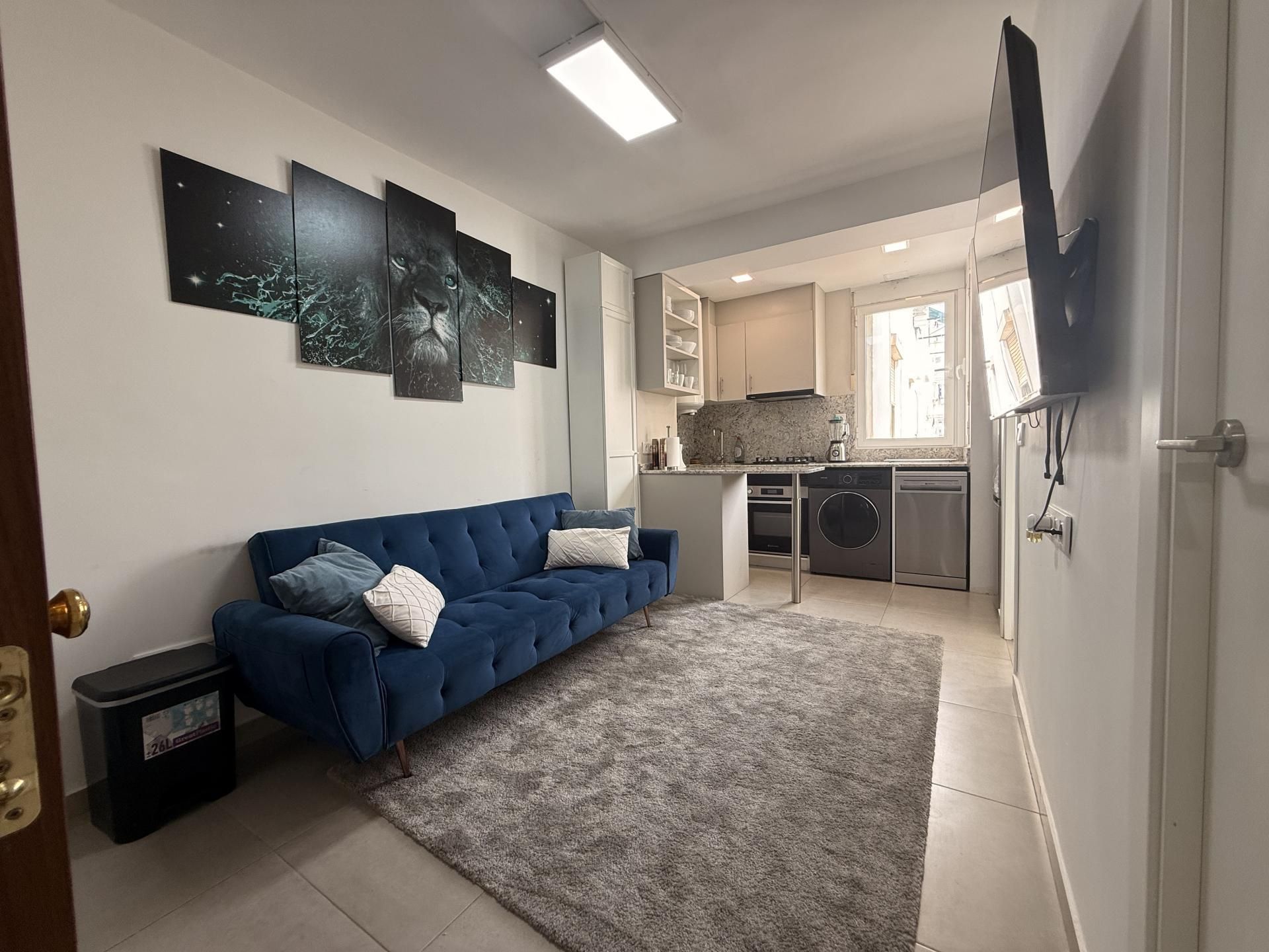 Living room of Flat to rent in  Valencia Capital  with Furnished