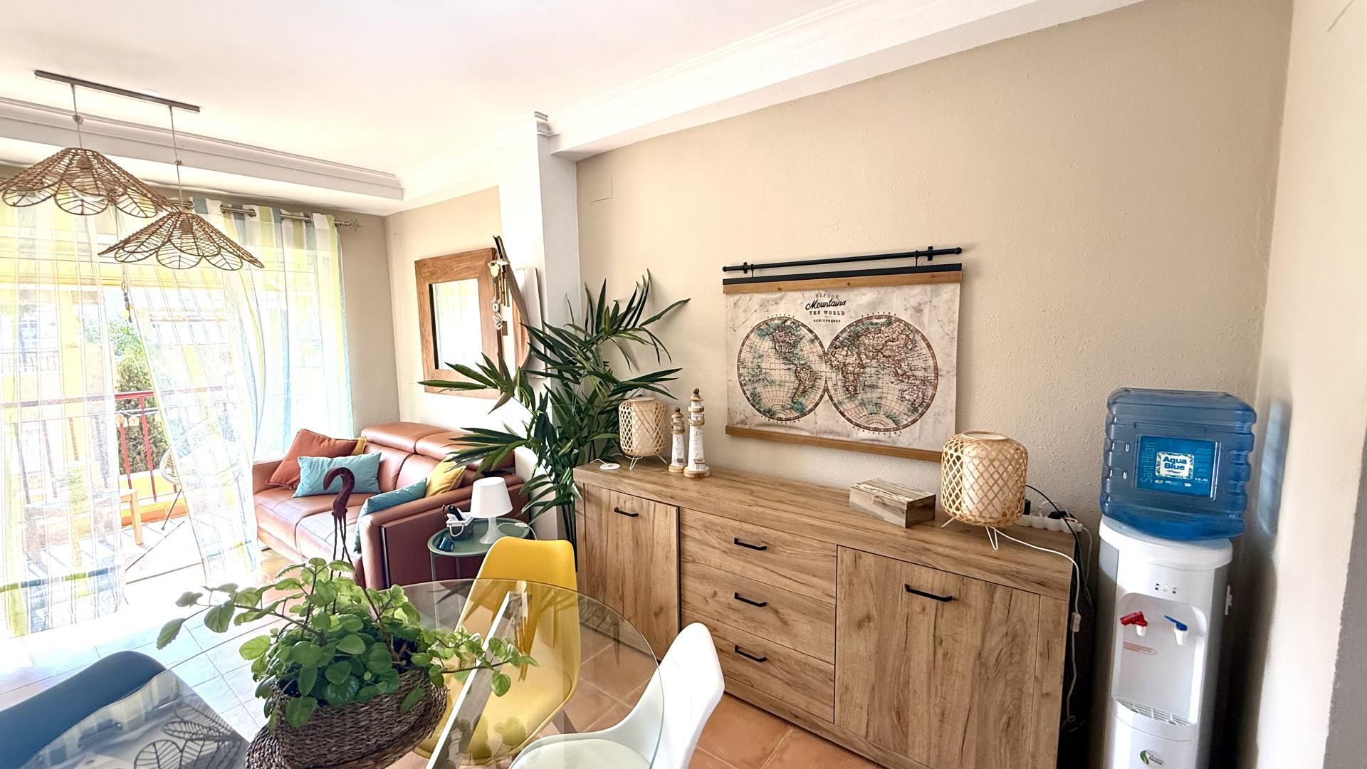 Living room of Attic for sale in Els Poblets  with Air Conditioner, Terrace and Swimming Pool
