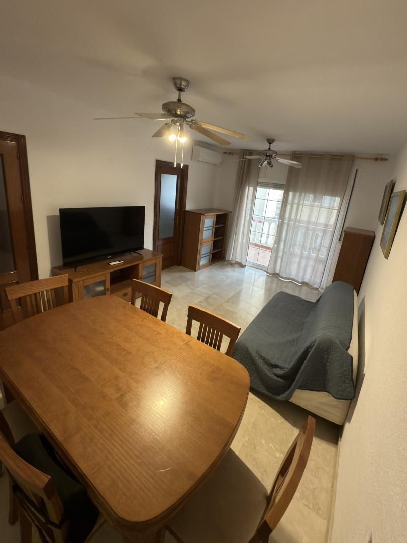 Living room of Flat to rent in Rincón de la Victoria  with Air Conditioner, Heating and Furnished