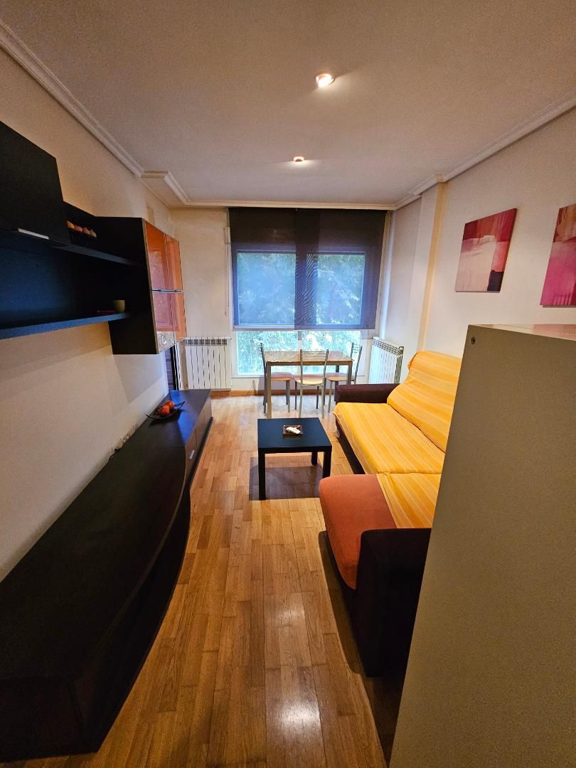 Living room of Flat to rent in Zamora Capital   with Heating, Parquet flooring and Storage room
