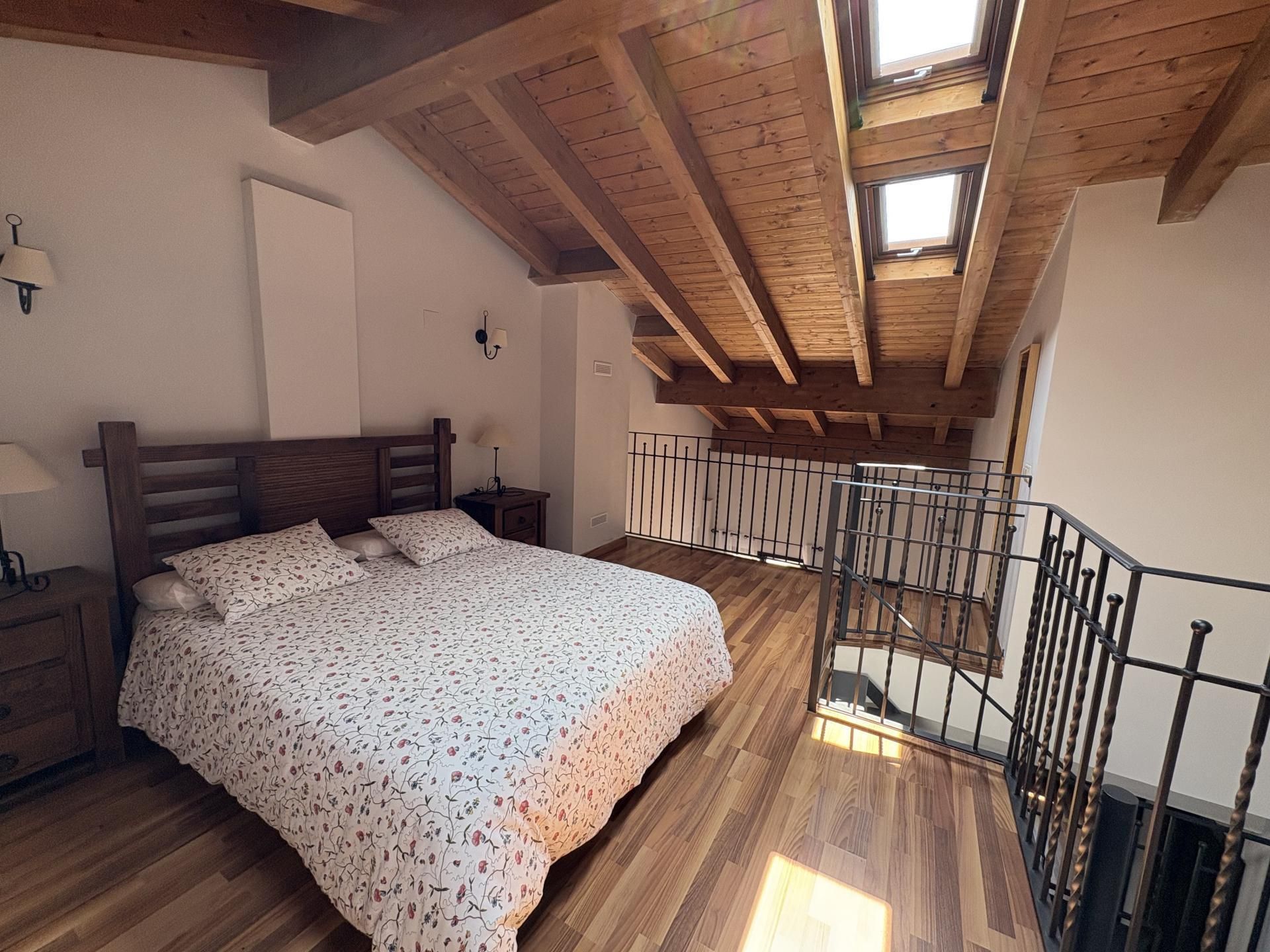 Schlafzimmer von Wohnung zum verkauf in Aguilar del Alfambra mit Klimaanlage, Heizung und Möbliert