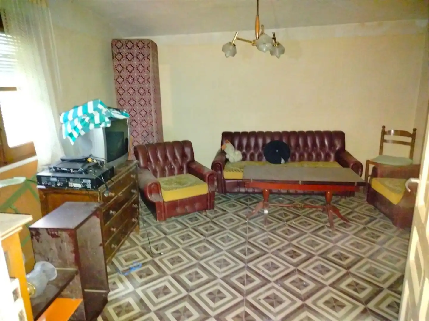 Sala de estar de Finca rústica en venta en Cervera del Río Alhama con Terraza