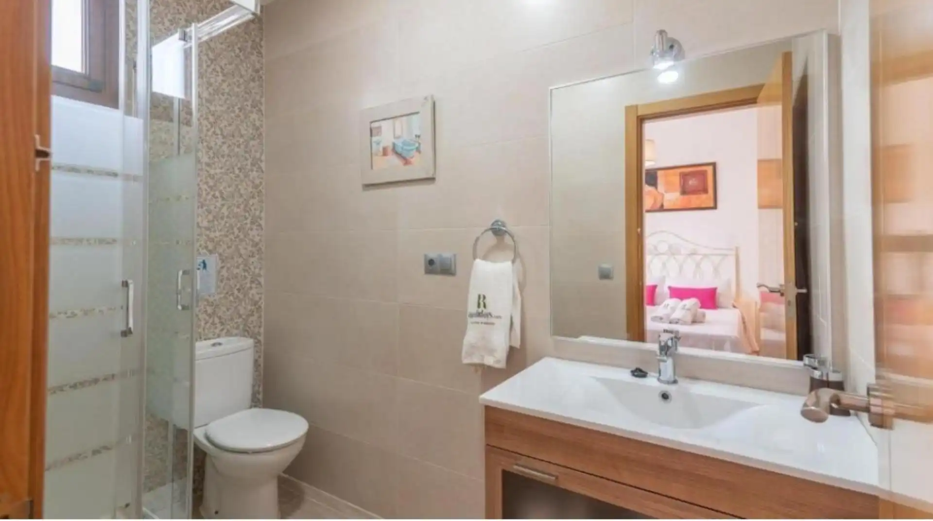Finca rústica en venta en Calle Real, 2, Frigiliana Baño de Finca rústica en venta en Frigiliana con Aire acondicionado, Terraza y Piscina