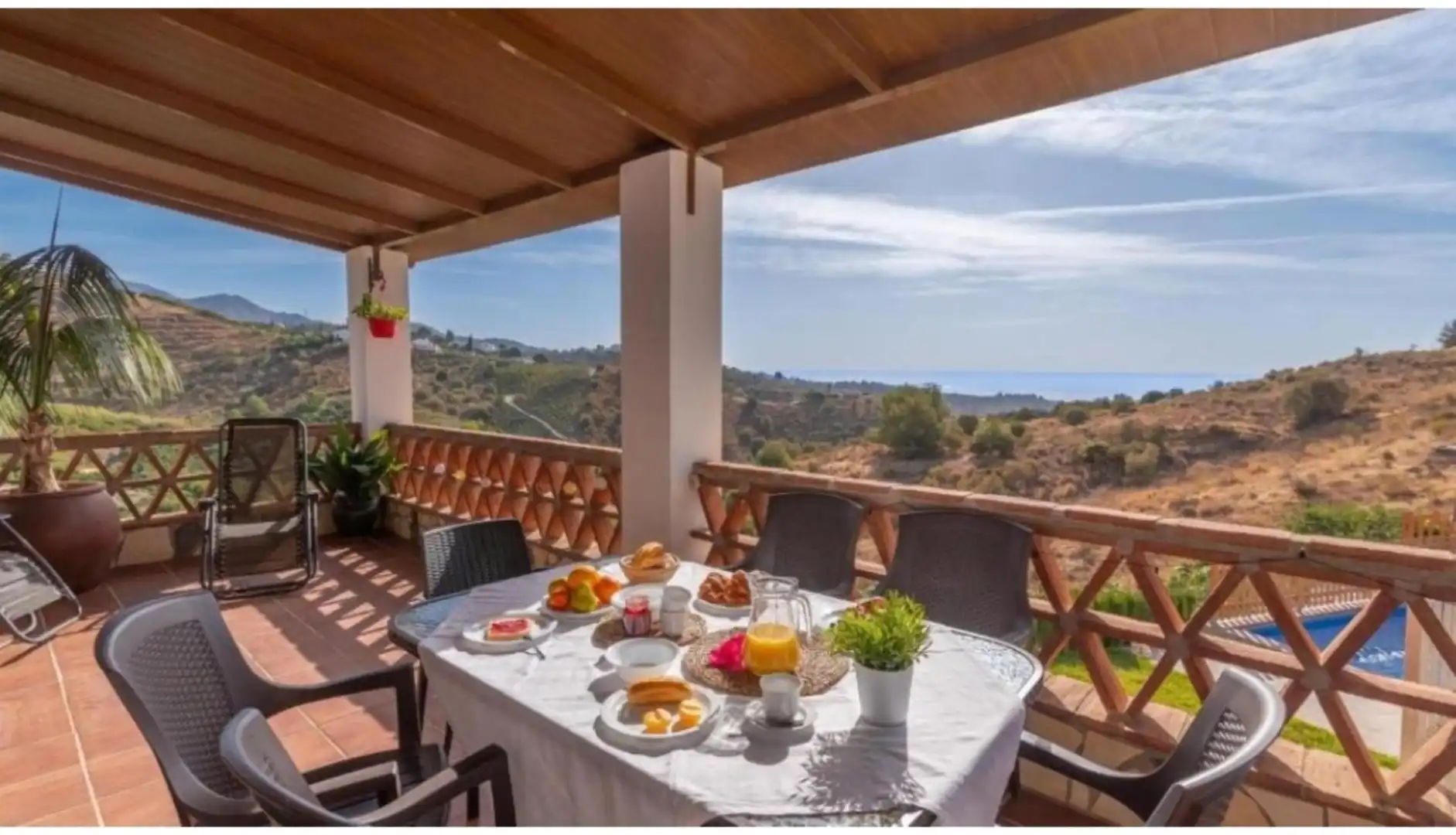 Finca rústica en venta en Calle Real, 2, Frigiliana Terraza de Finca rústica en venta en Frigiliana con Aire acondicionado, Terraza y Piscina