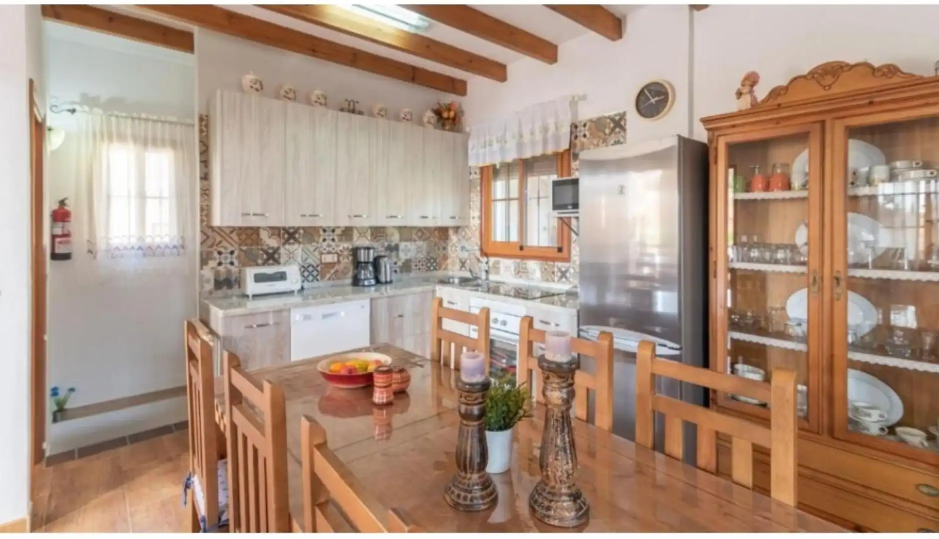 Finca rústica en venta en Calle Real, 2, Frigiliana Cocina de Finca rústica en venta en Frigiliana con Aire acondicionado, Terraza y Piscina