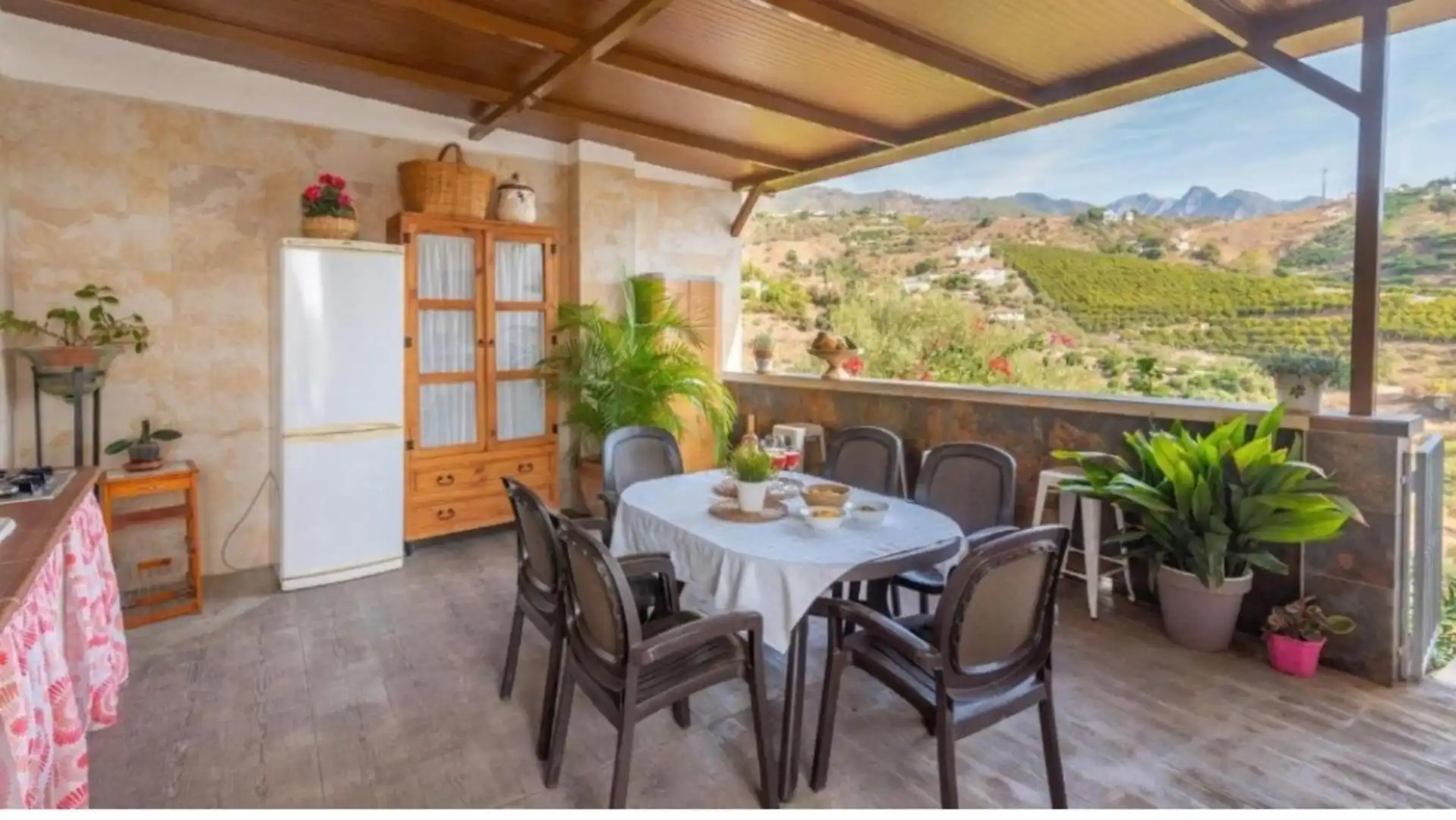 Finca rústica en venta en Calle Real, 2, Frigiliana Terraza de Finca rústica en venta en Frigiliana con Aire acondicionado, Terraza y Piscina