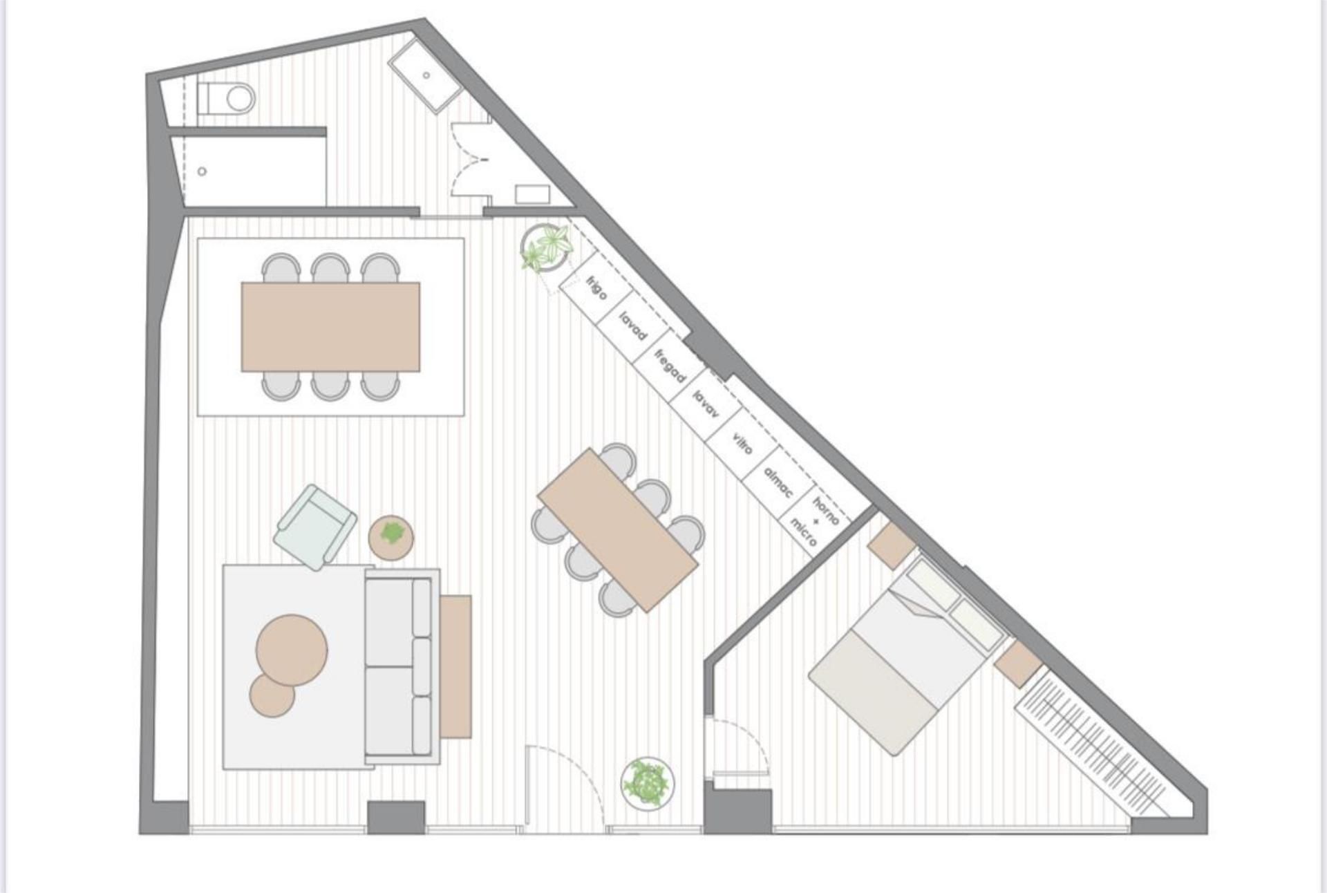 Apartment for sale in Salamanca Capital  with Air Conditioner