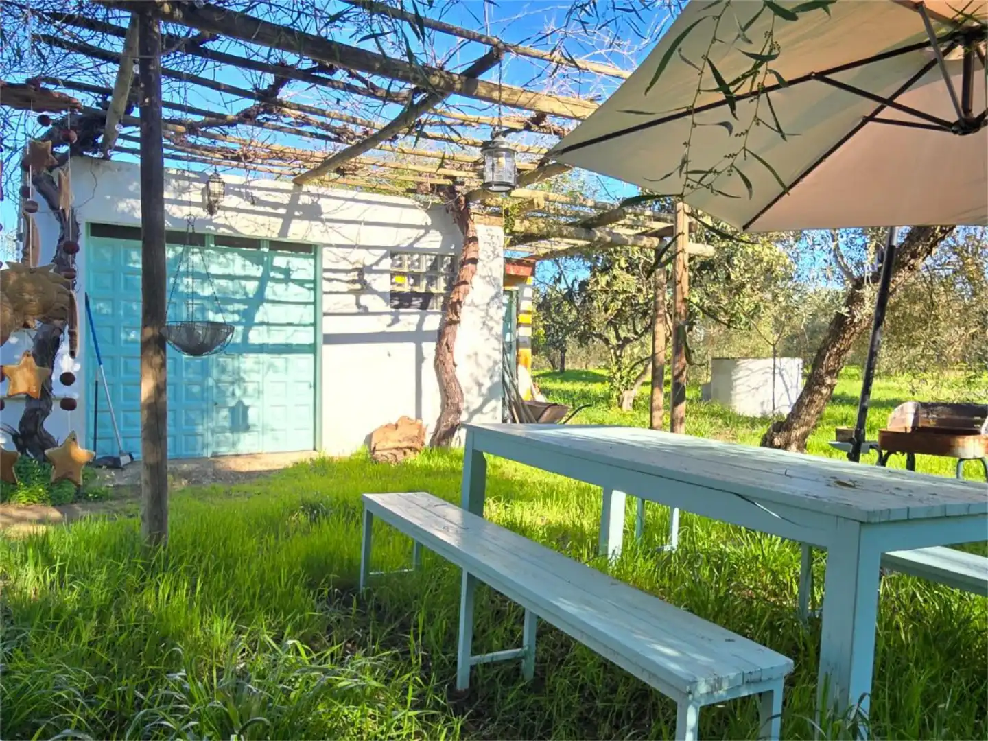 Terraza de Finca rústica en venta en Pilas con Aire acondicionado, Terraza y Piscina