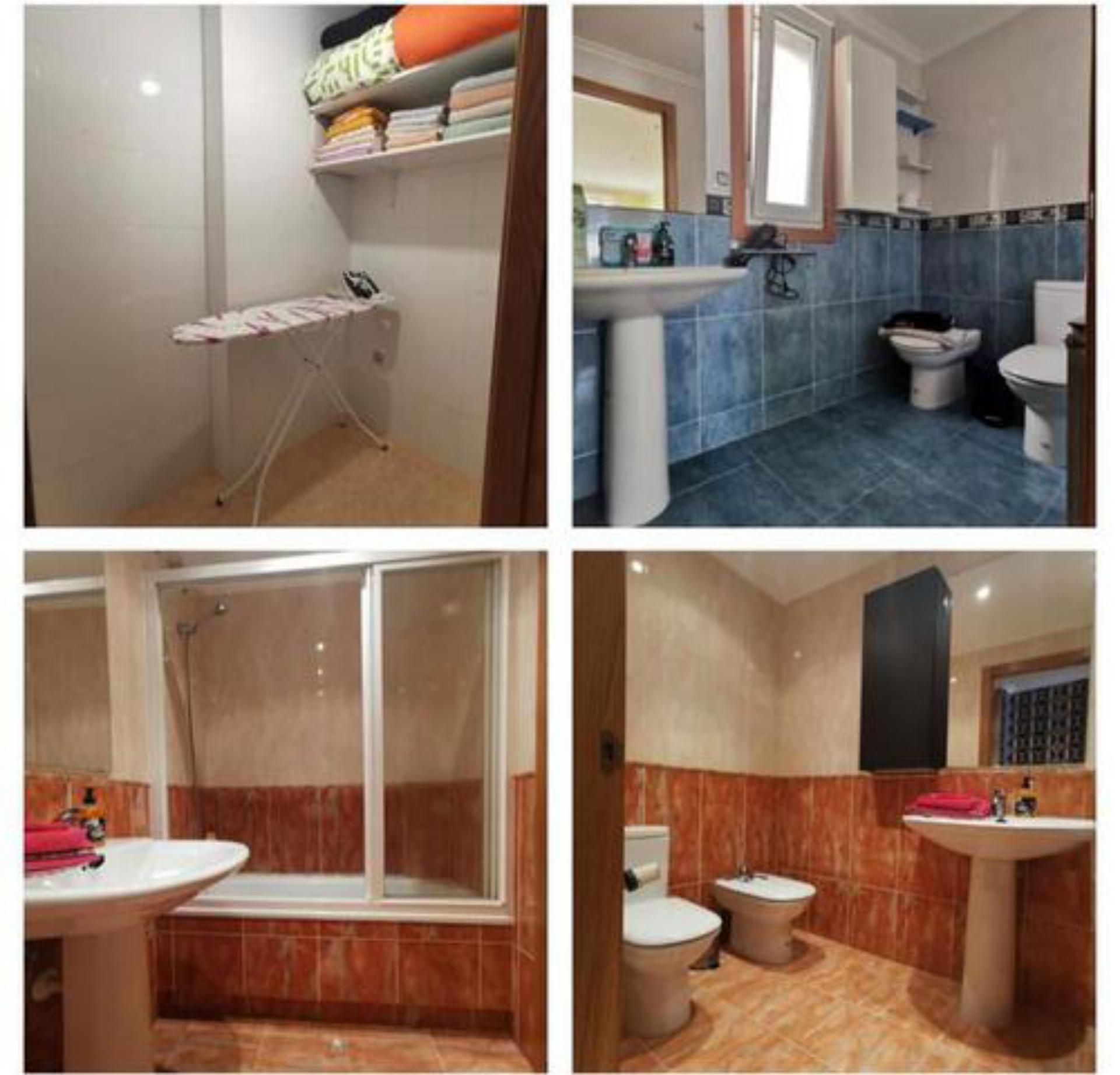 Bathroom of Flat to rent in Burela  with Heating, Terrace and Storage room