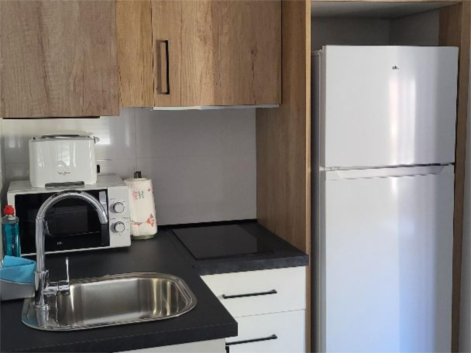 Kitchen of Flat to rent in  Granada Capital  with Furnished