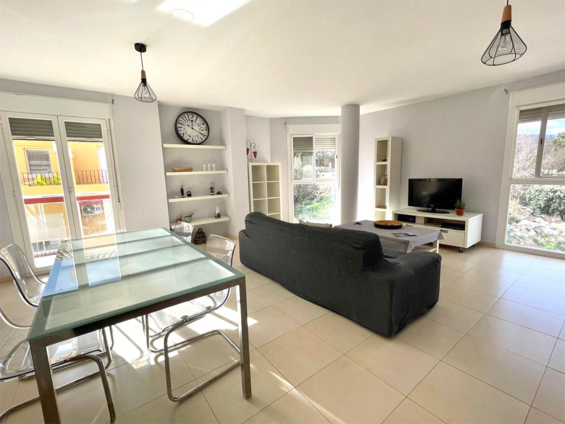 Living room of Flat to rent in Benidoleig  with Air Conditioner, Furnished and Balcony
