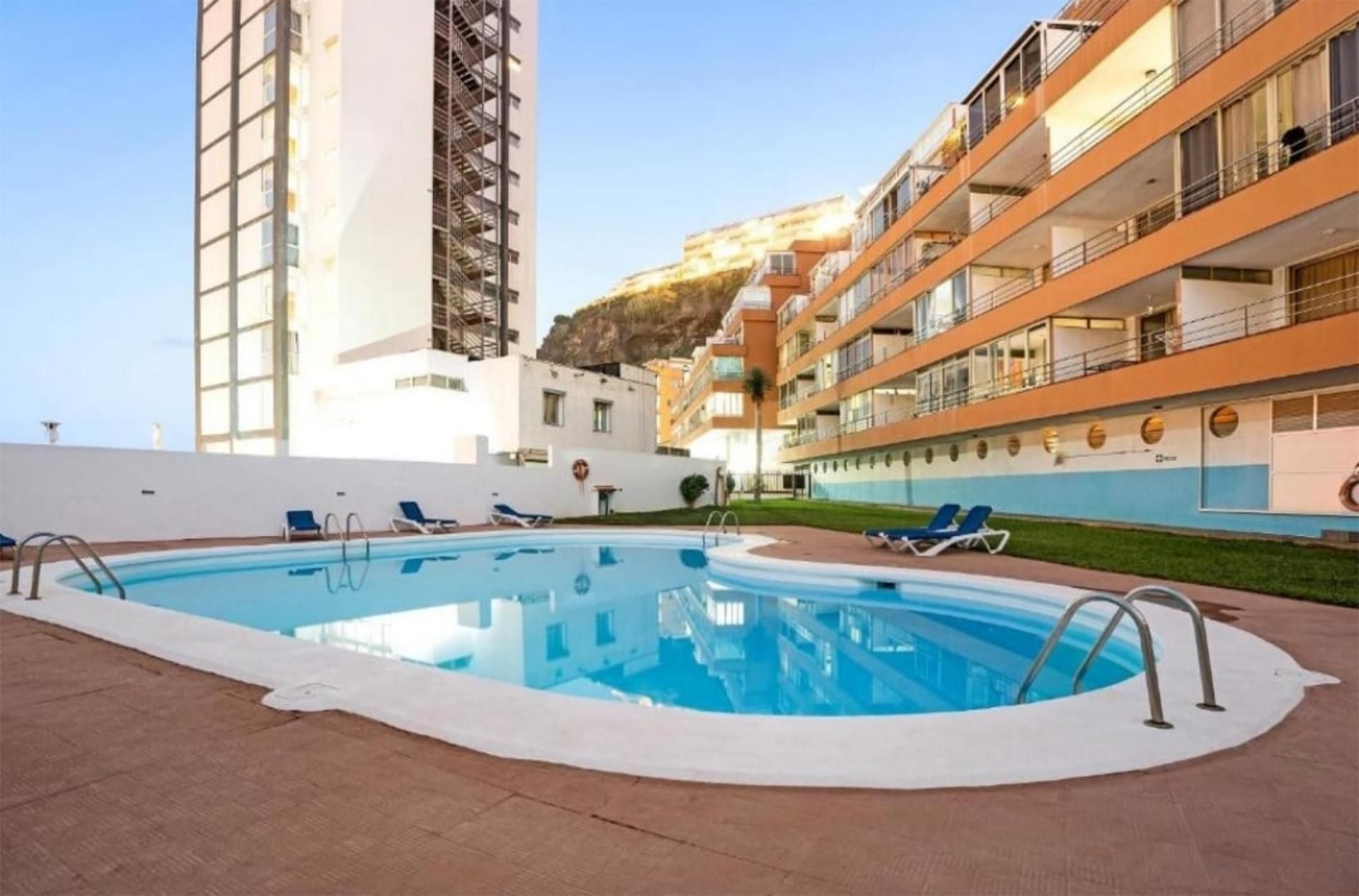 Piscina de Apartament de lloguer en Puerto de la Cruz