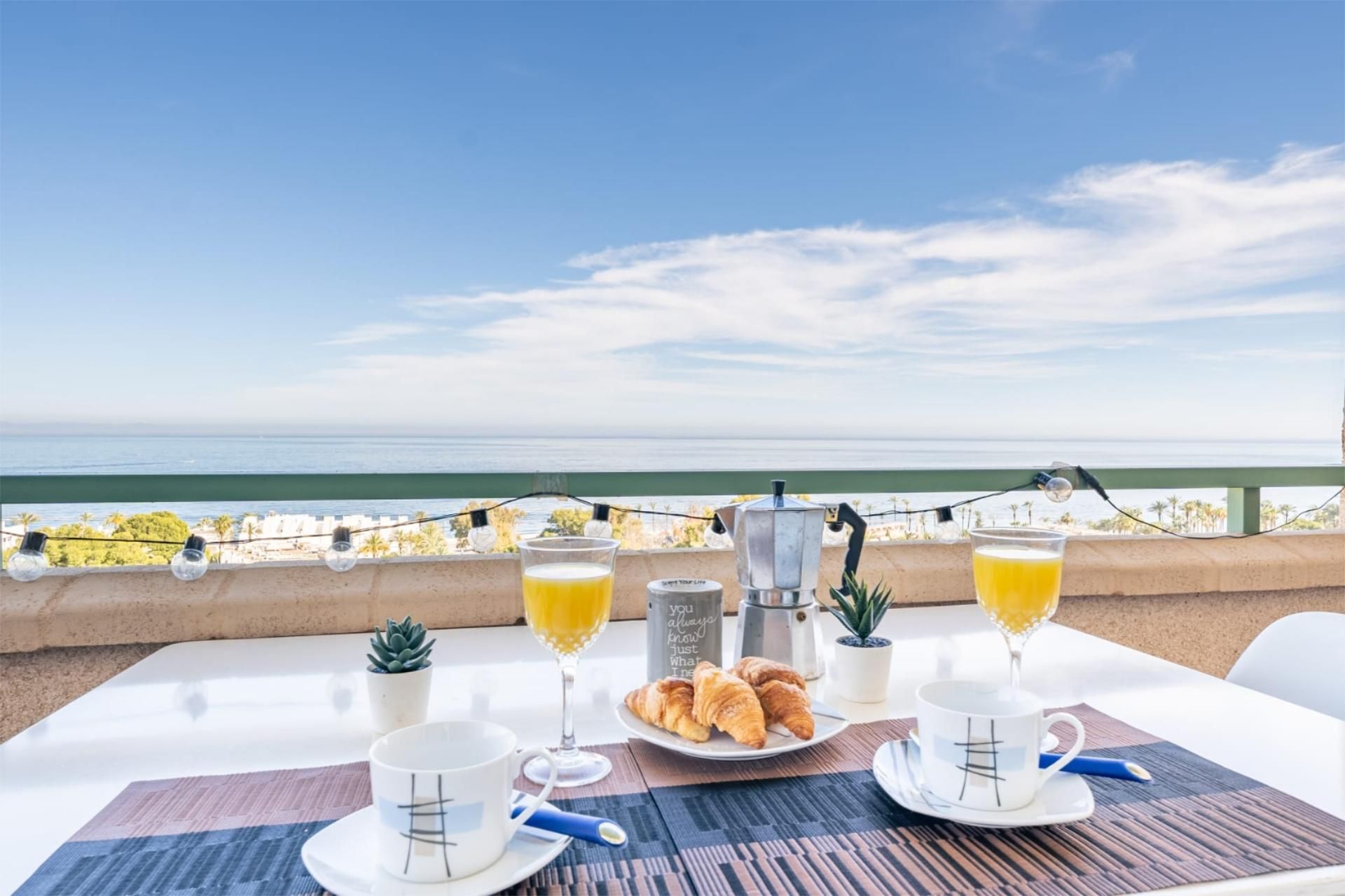 Terrace of Study to rent in Roquetas de Mar  with Air Conditioner, Terrace and Furnished