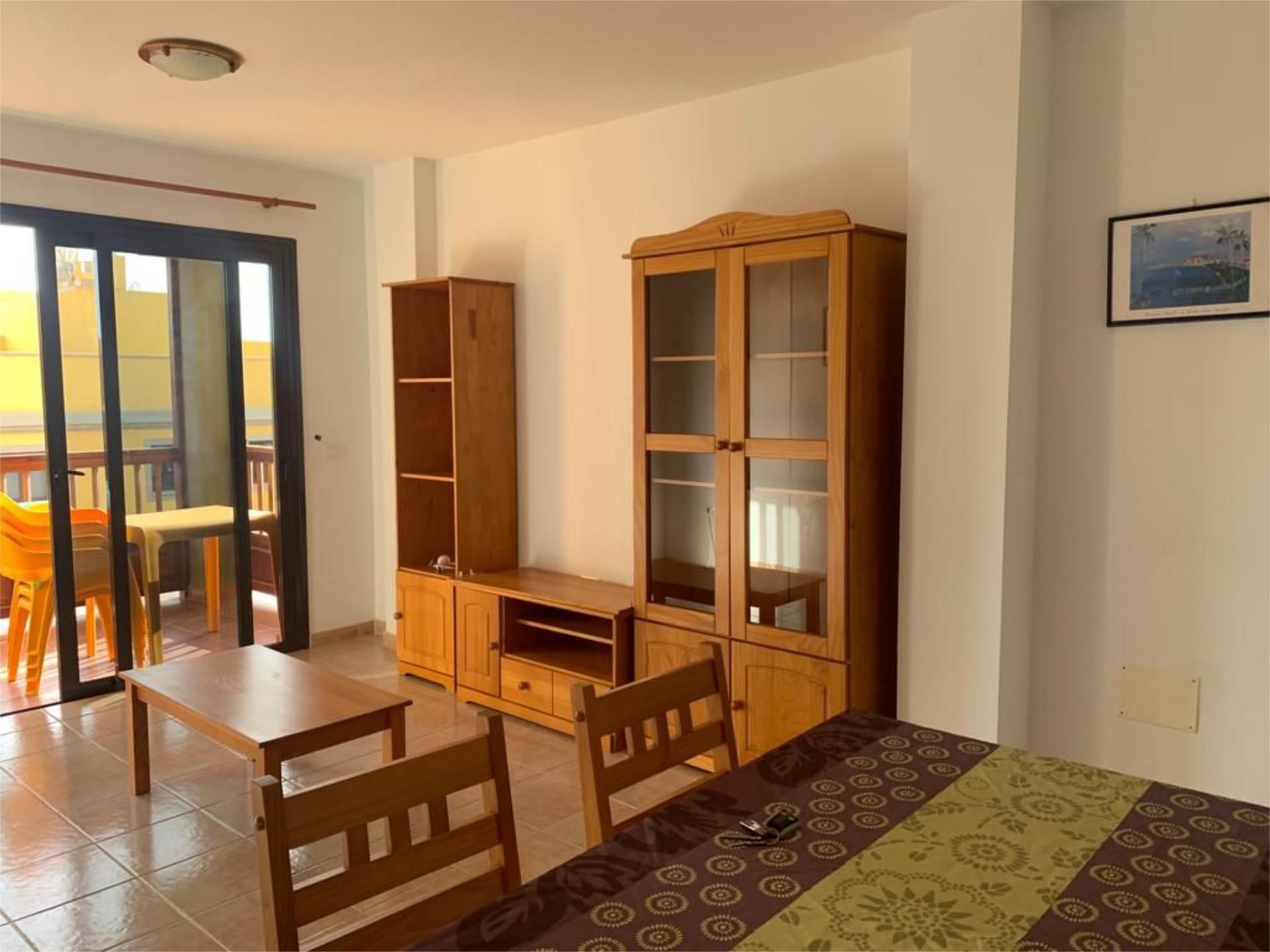 Living room of Flat for sale in San Miguel de Abona  with Terrace, Swimming Pool and Balcony