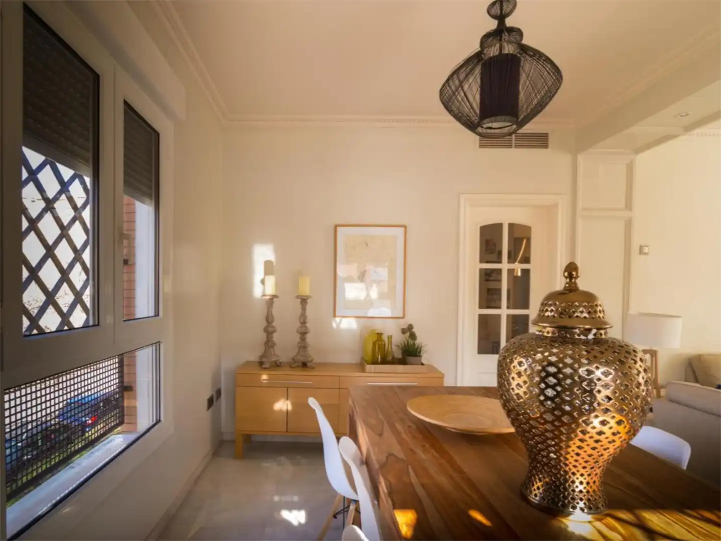 Dining room of Flat for sale in Sevilla  with Air Conditioner, Heating and Private garden