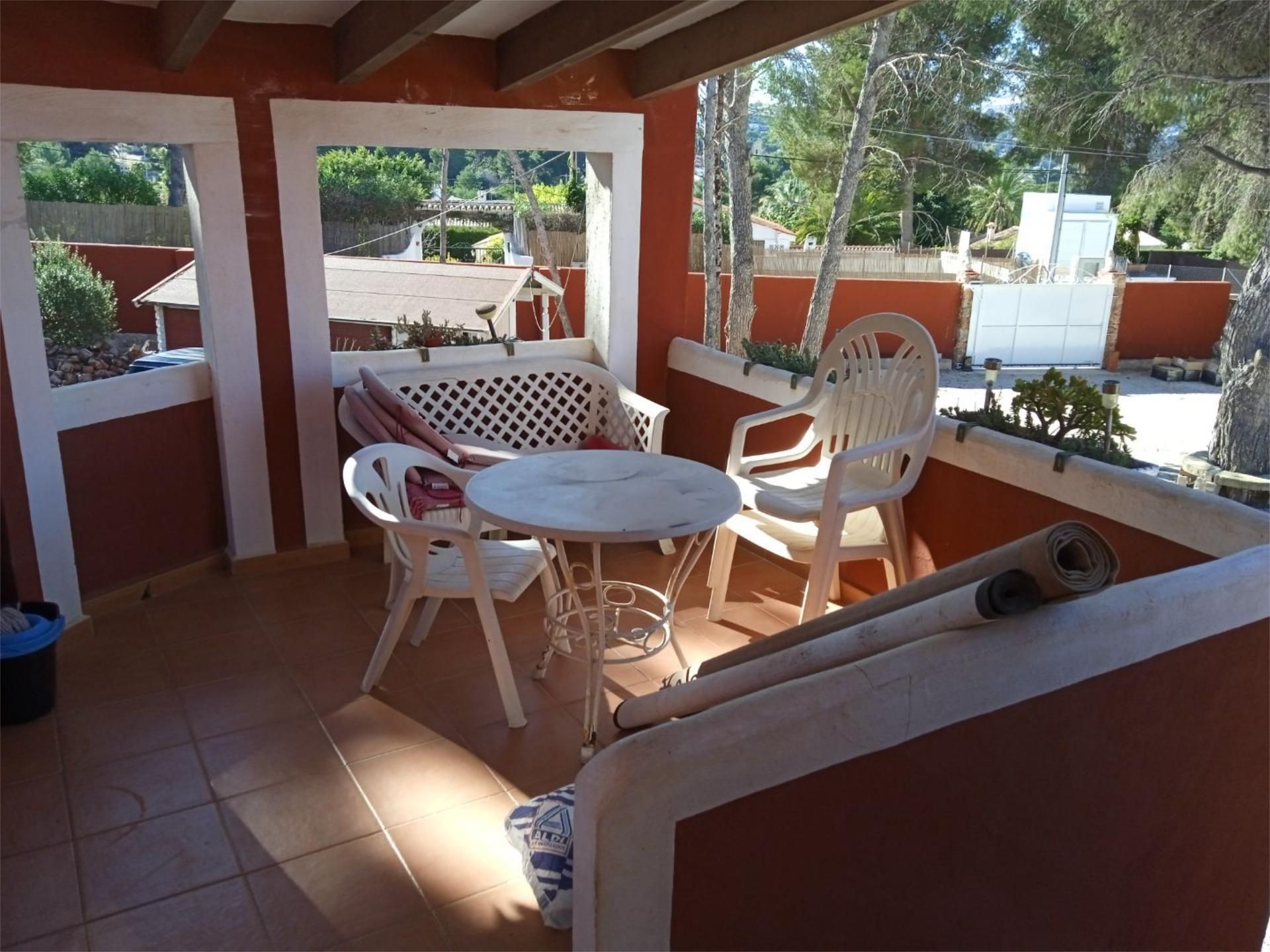 Terrace of Apartment to rent in Jávea / Xàbia  with Private garden, Terrace and Furnished
