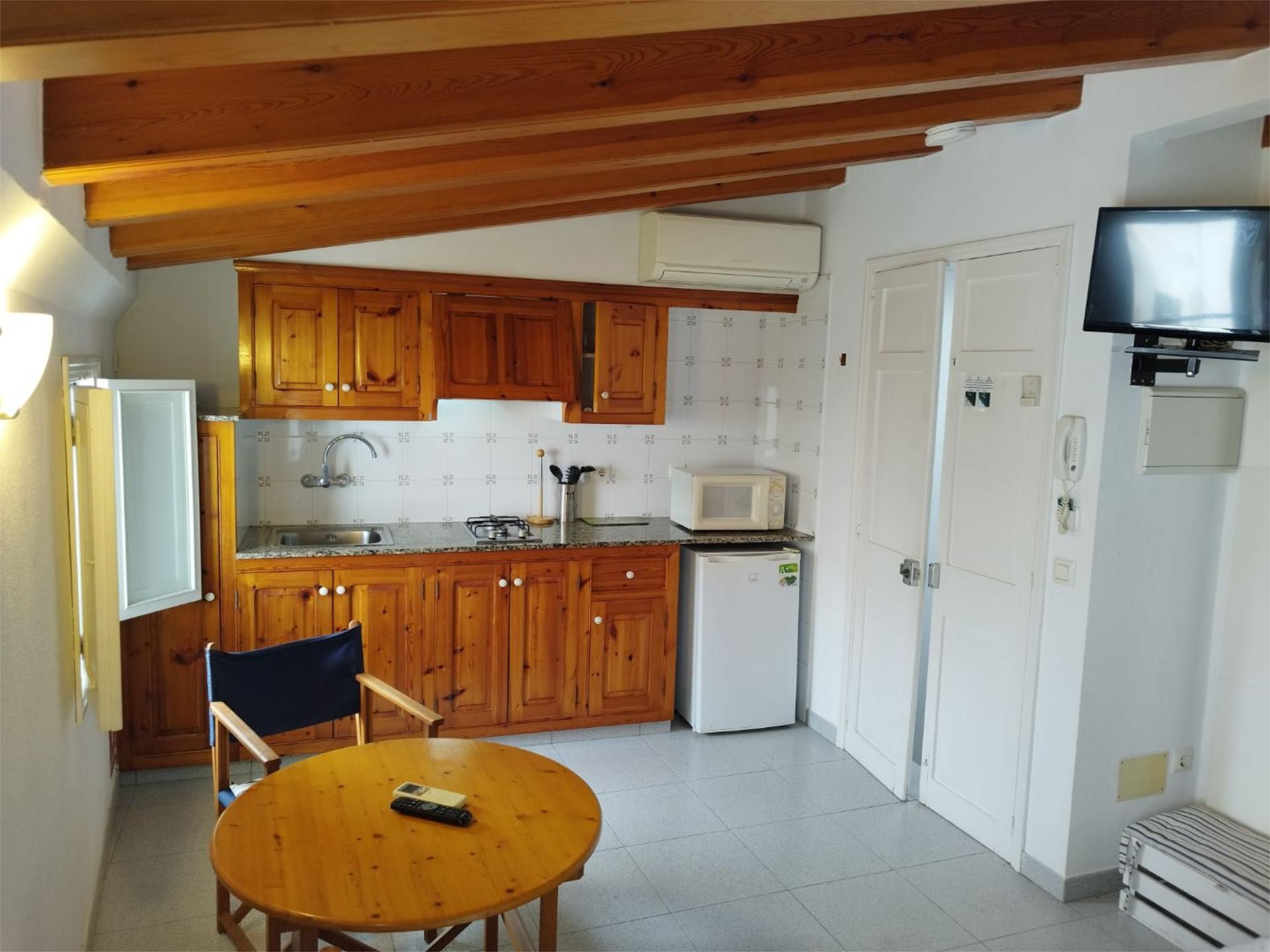 Küche von Wohnung miete in Ciutadella de Menorca mit Klimaanlage, Heizung und Möbliert