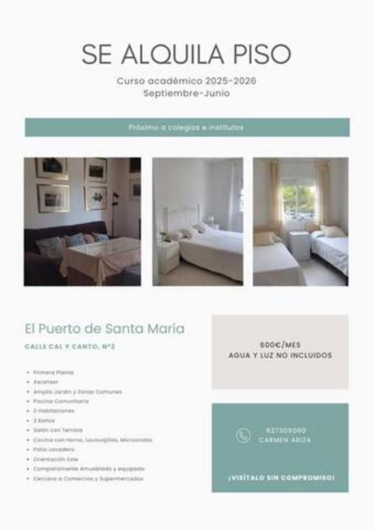 Bedroom of Flat to rent in El Puerto de Santa María  with Private garden, Terrace and Swimming Pool