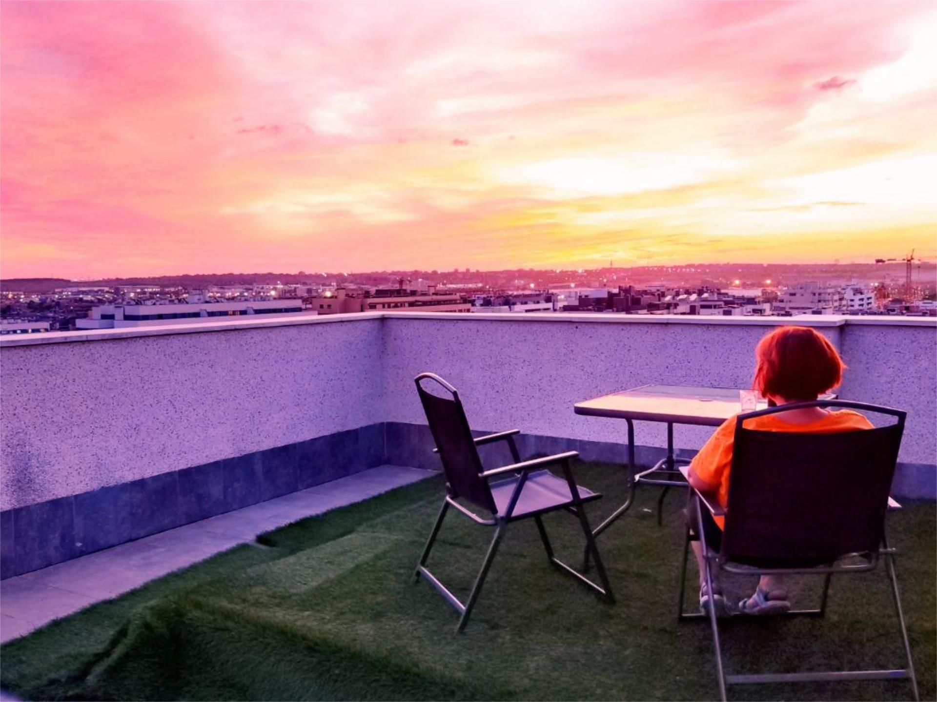 Terrace of Attic to rent in  Madrid Capital  with Air Conditioner, Terrace and Swimming Pool