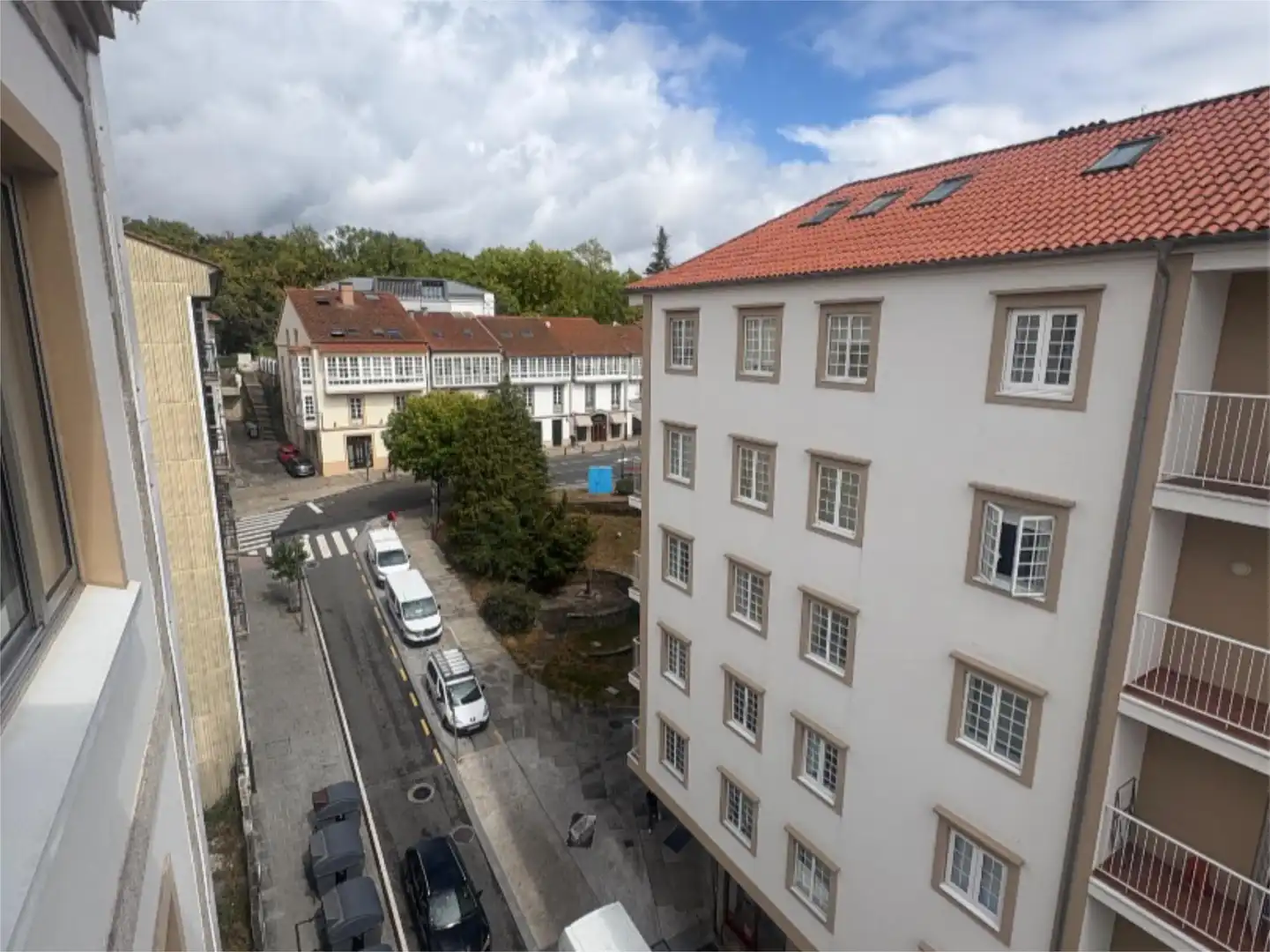 Flat for rent in Rúa de Montero Rios, 46, Ensanche - Sar Exterior view of Flat for rent in Santiago de Compostela with Heating, Parquet flooring and Terrace