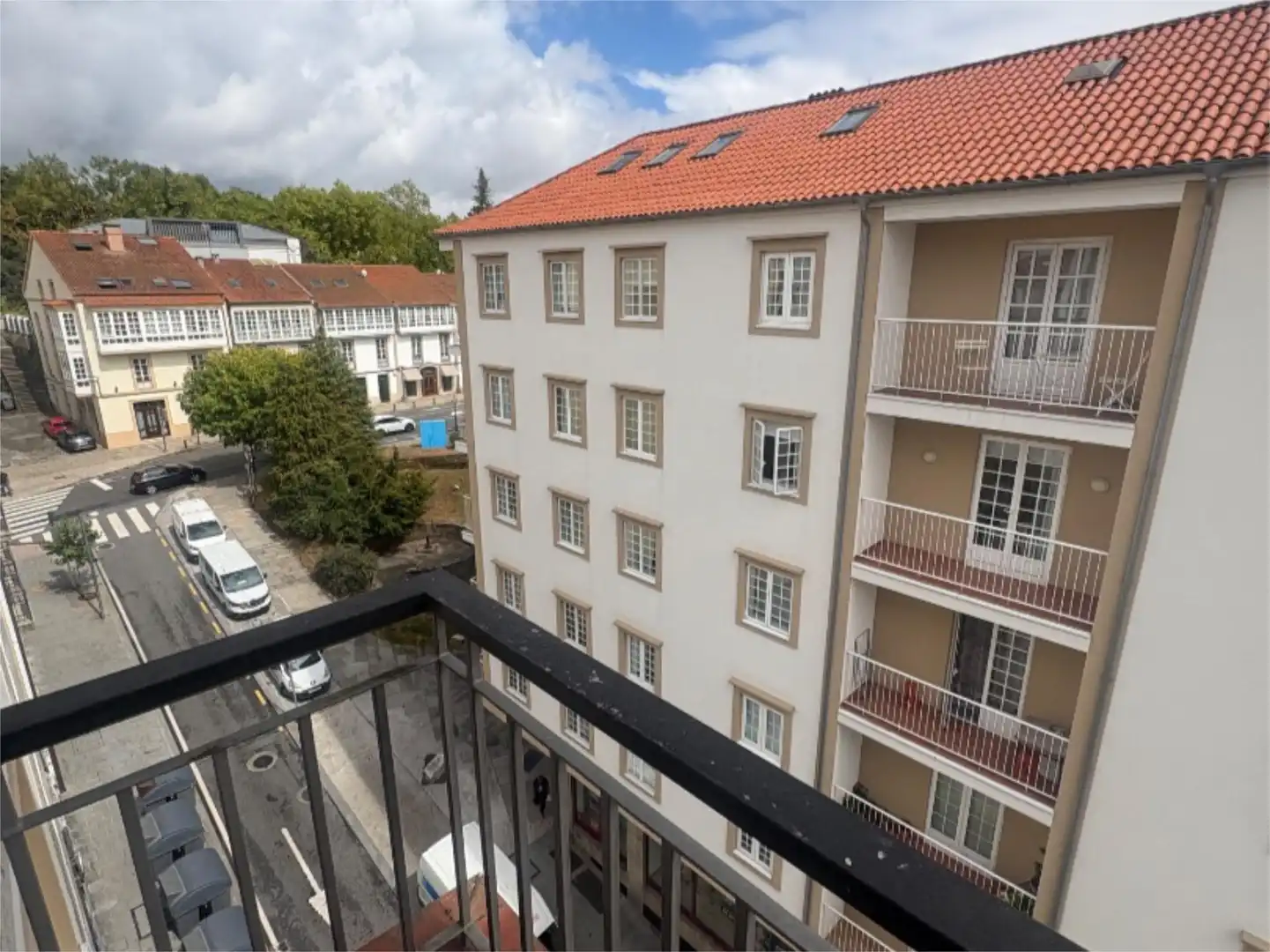 Flat for rent in Rúa de Montero Rios, 46, Ensanche - Sar Exterior view of Flat for rent in Santiago de Compostela with Heating, Parquet flooring and Terrace