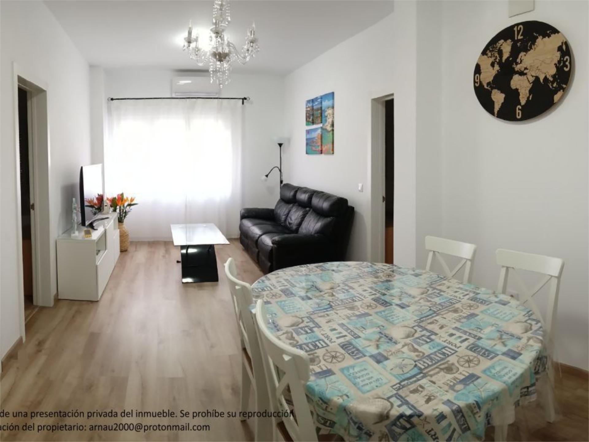 Sala de estar de Piso en venta en Alicante / Alacant con Aire acondicionado, Calefacción y Parquet