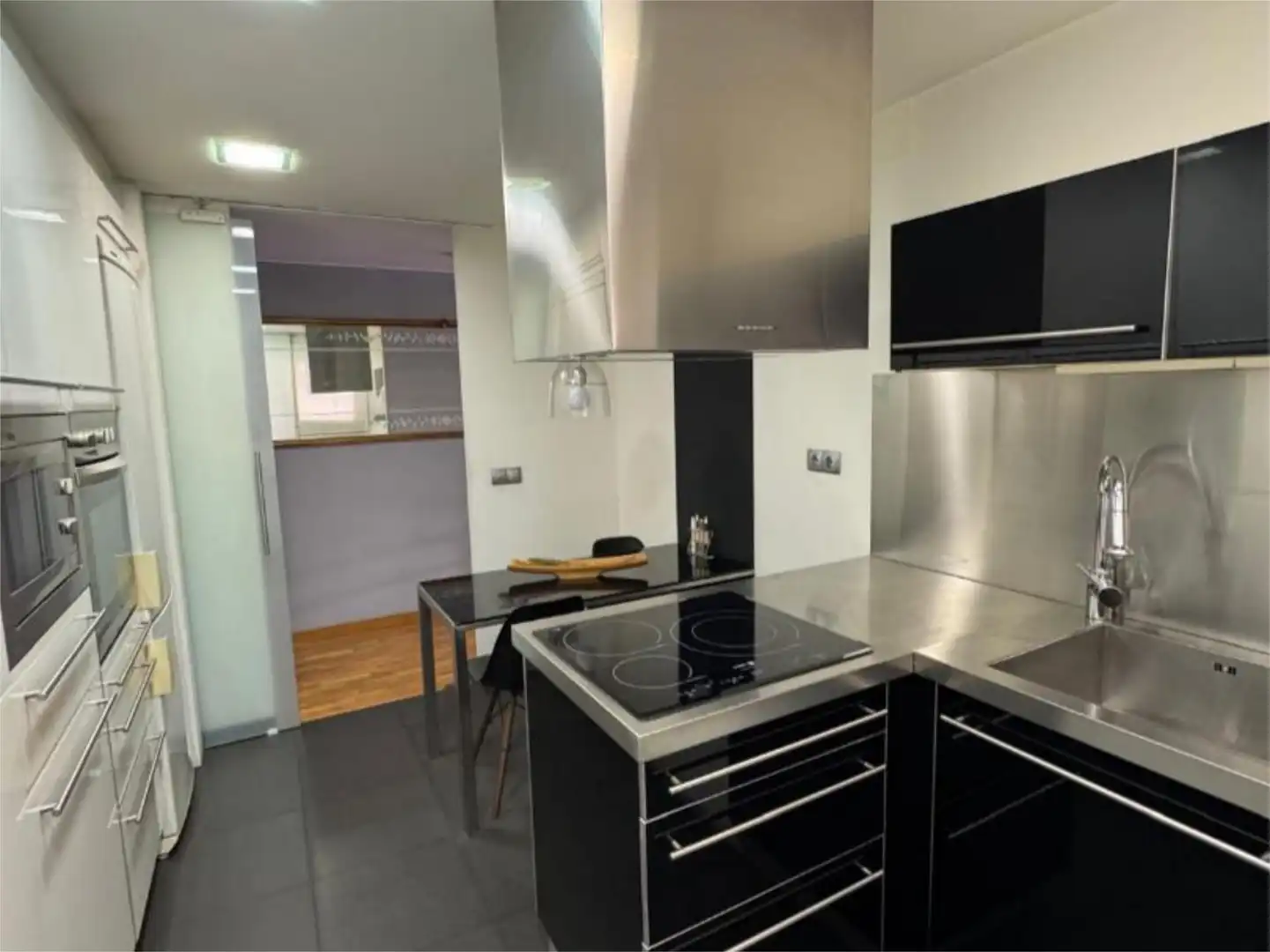 Küche von Wohnung zum Verkauf in Manresa mit Klimaanlage, Terrasse und Balkon