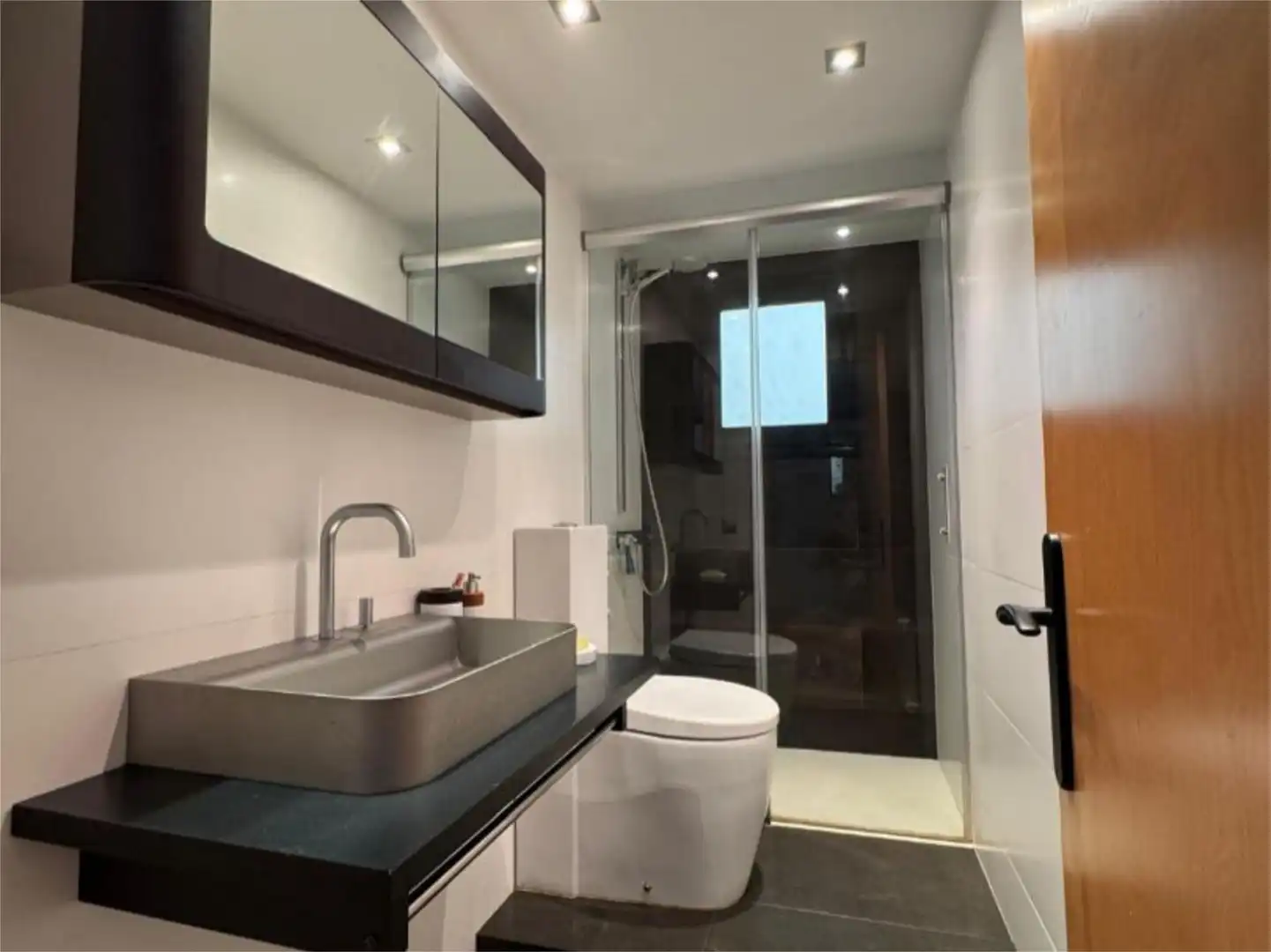 Badezimmer von Wohnung zum Verkauf in Manresa mit Klimaanlage, Terrasse und Balkon