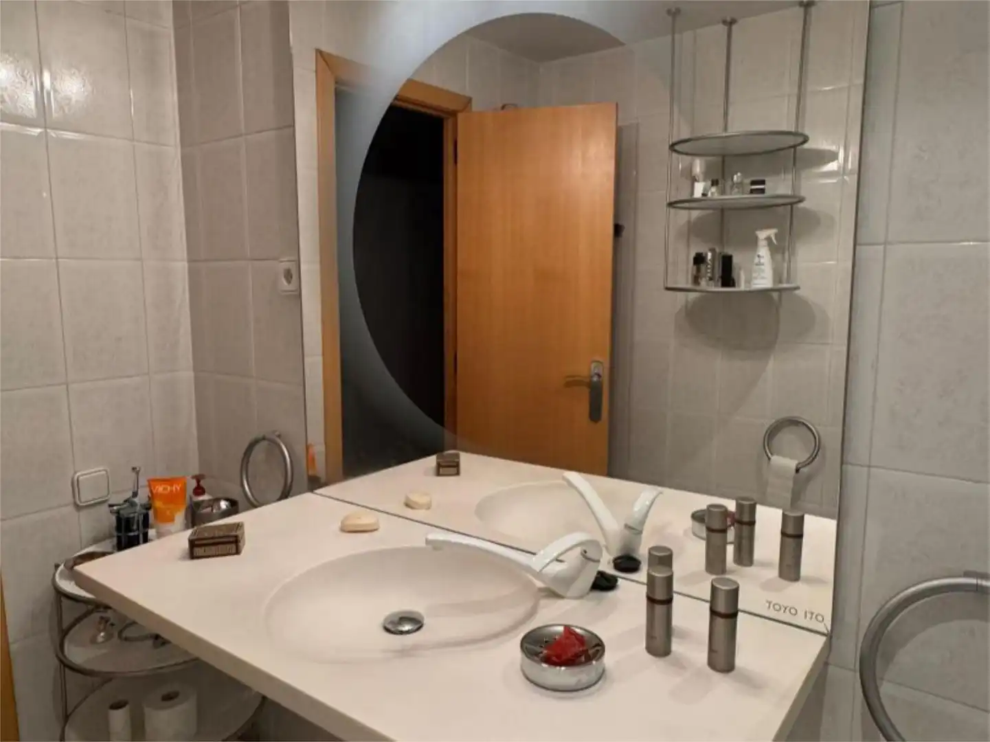 Badezimmer von Wohnung zum Verkauf in Manresa mit Klimaanlage, Terrasse und Balkon